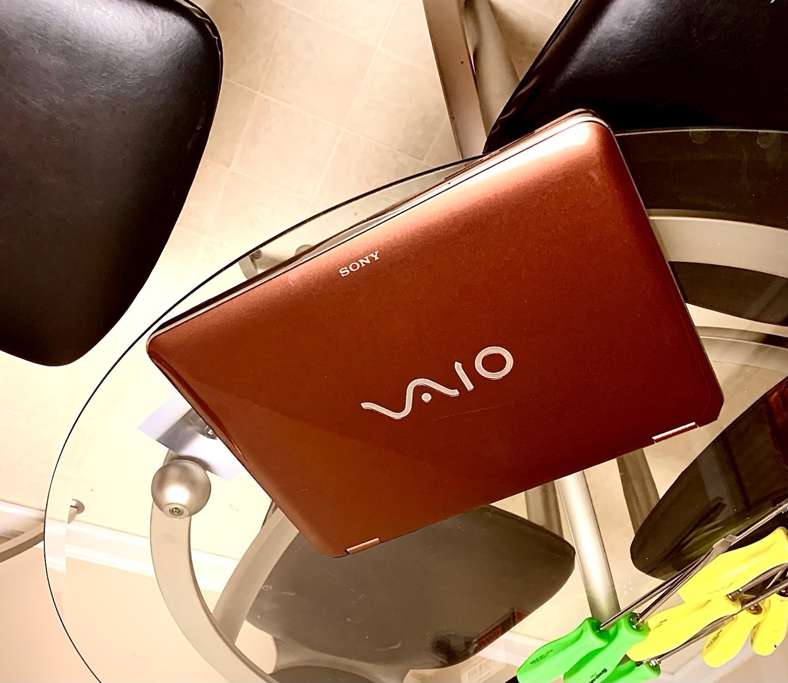 SONY VAIO BURGUNDY LAPTOP