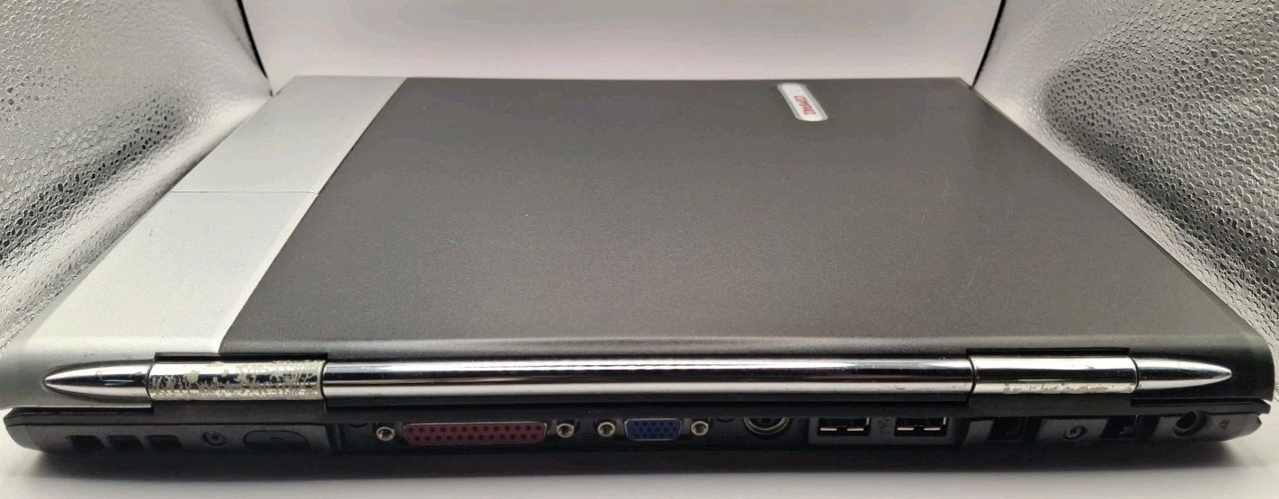 15″ Compaq Evo N800c Intel Pentium 4 2.00GHz/1GB RAM/DVD/160GB HDD/Cord