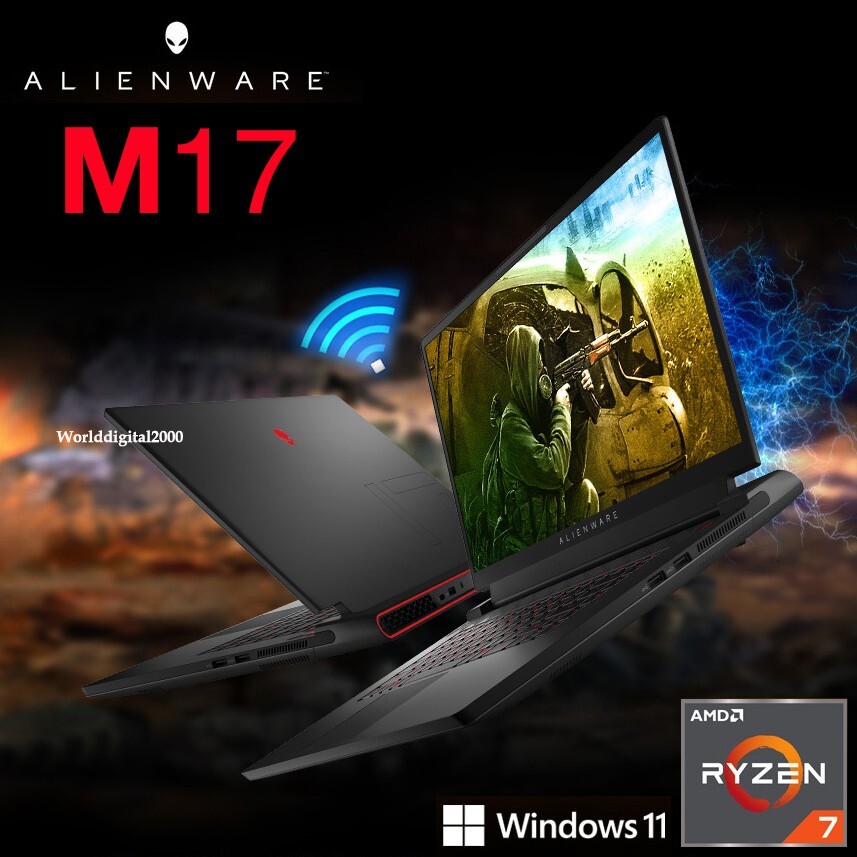 Dell Alienware M17 R5 17.3″QHD 2560*1440 AMD RYZEN 7 16G 1TB RTX 3060 6GB Gaming