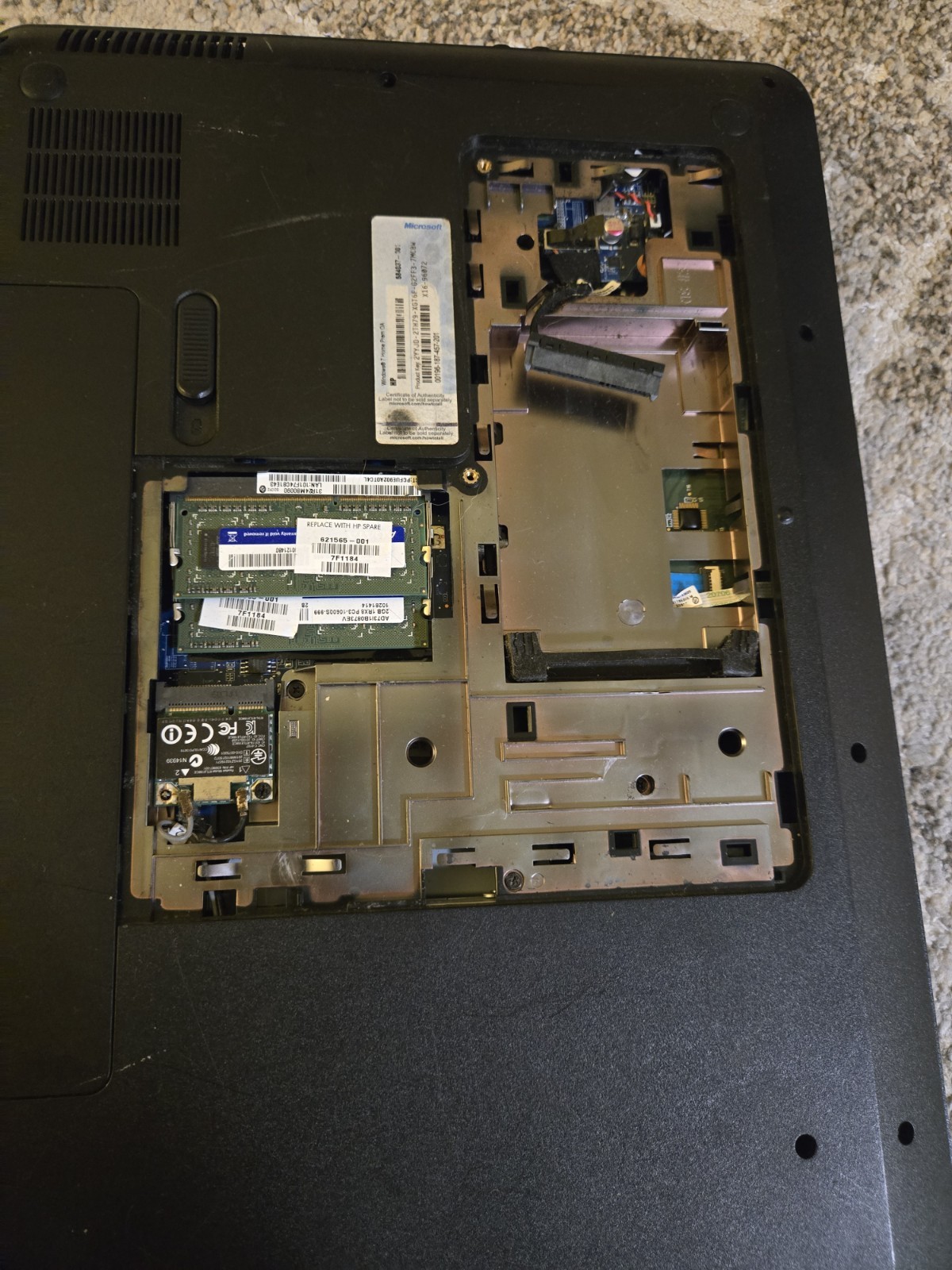 Hp Pavilion G7 for parts or repair. No Hdd