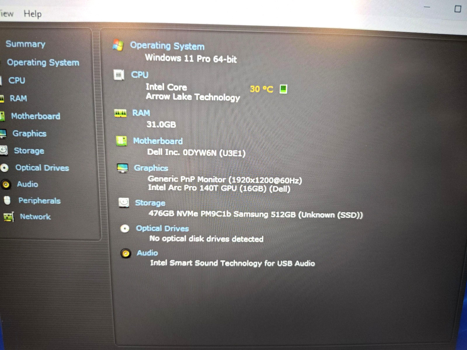 Dell Pro Max 16 MC16250 (Touch) — Ultra 5 235H / 32GB RAM / 512GB SSD