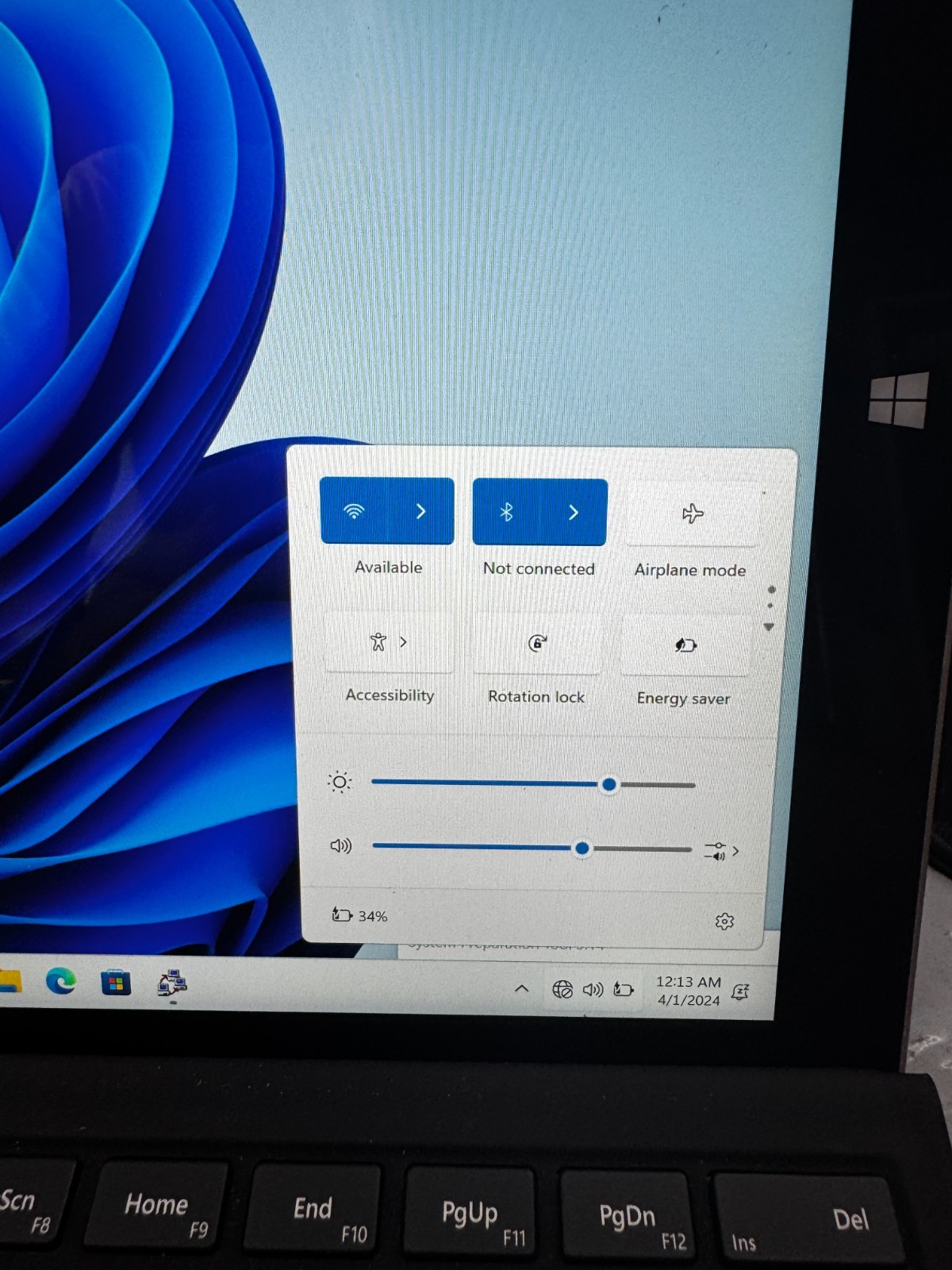 Microsoft Surface Laptop 3 Core I5-4300U 128GB SSD 4GB RAM Laptop #6416