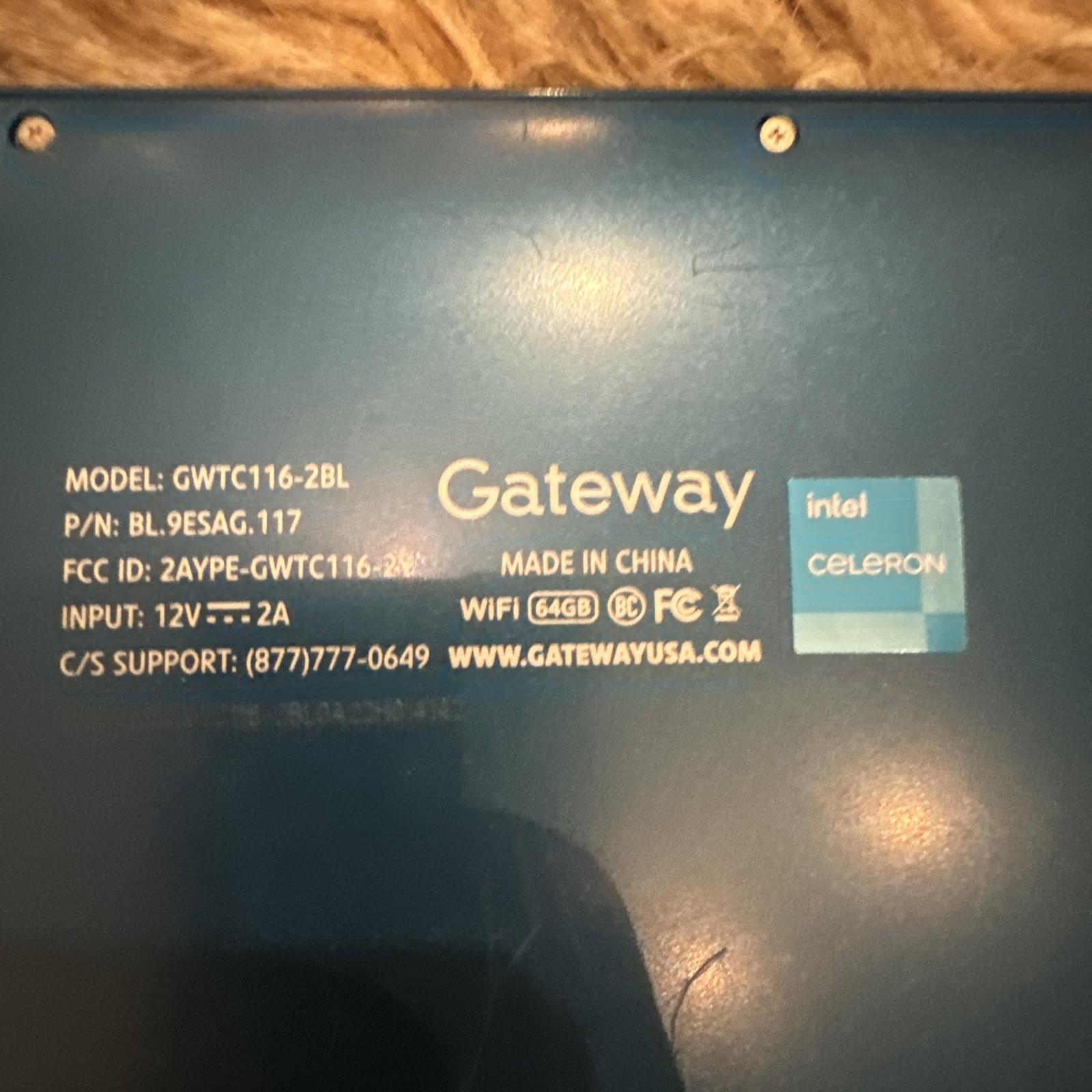 GATEWAY GWTC116-2BL (P21025878)