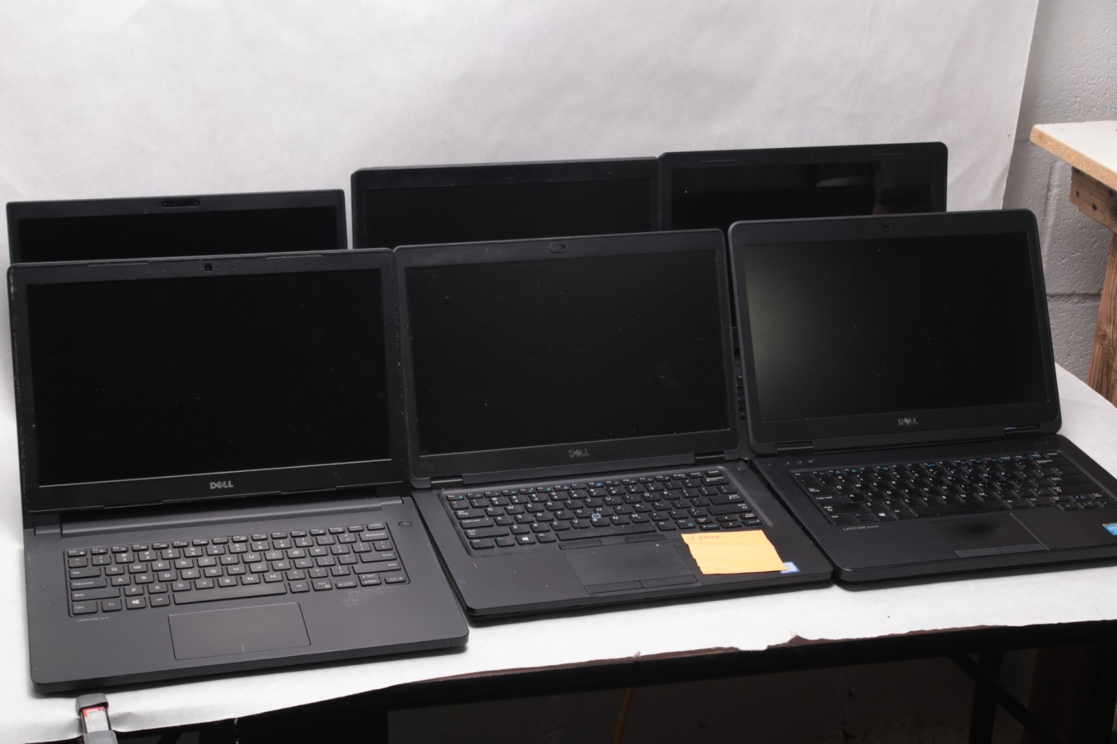 Lot 6x Dell Laptop No RAM/SSD 7480 5491 3470 E5450 E5440 P60G PARTS REPAIR