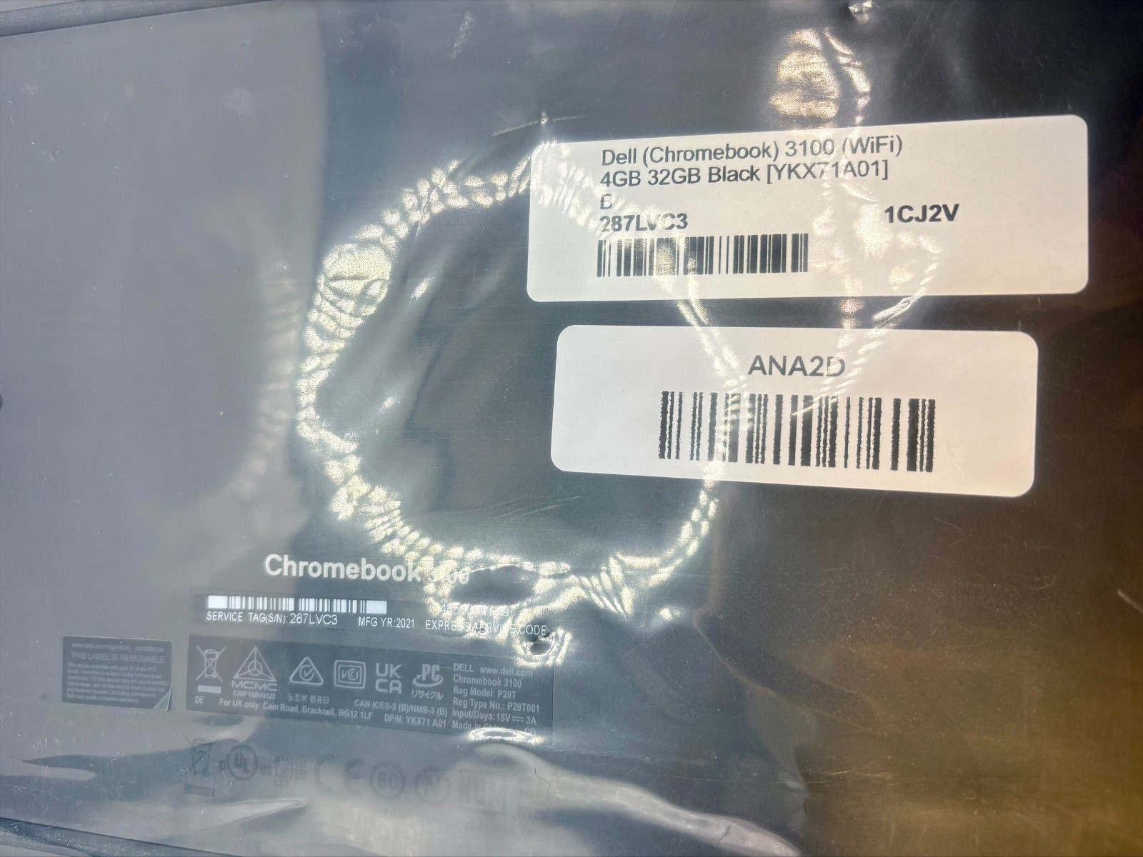 Dell Touchscreen Chromebook 3100 11.6″ 4GB/32GB – ANA2D – YKX71A01