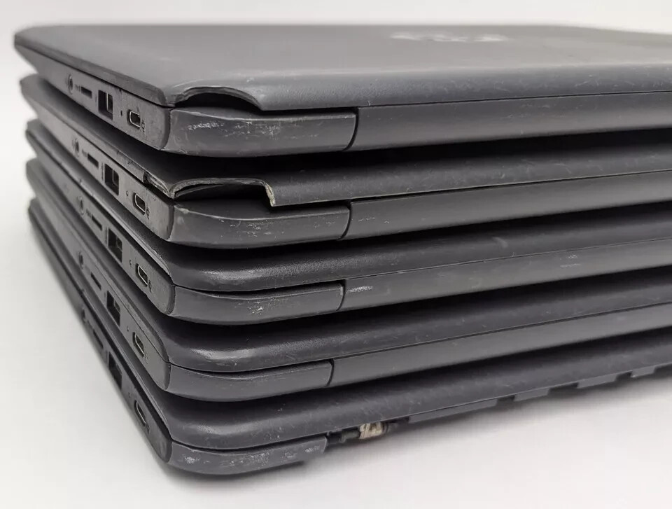 Lot of 5 HP Chromebook 11 G6 EE 11.6″ Celeron N3350 1.10GHz 4GB RAM 16GB eMMC