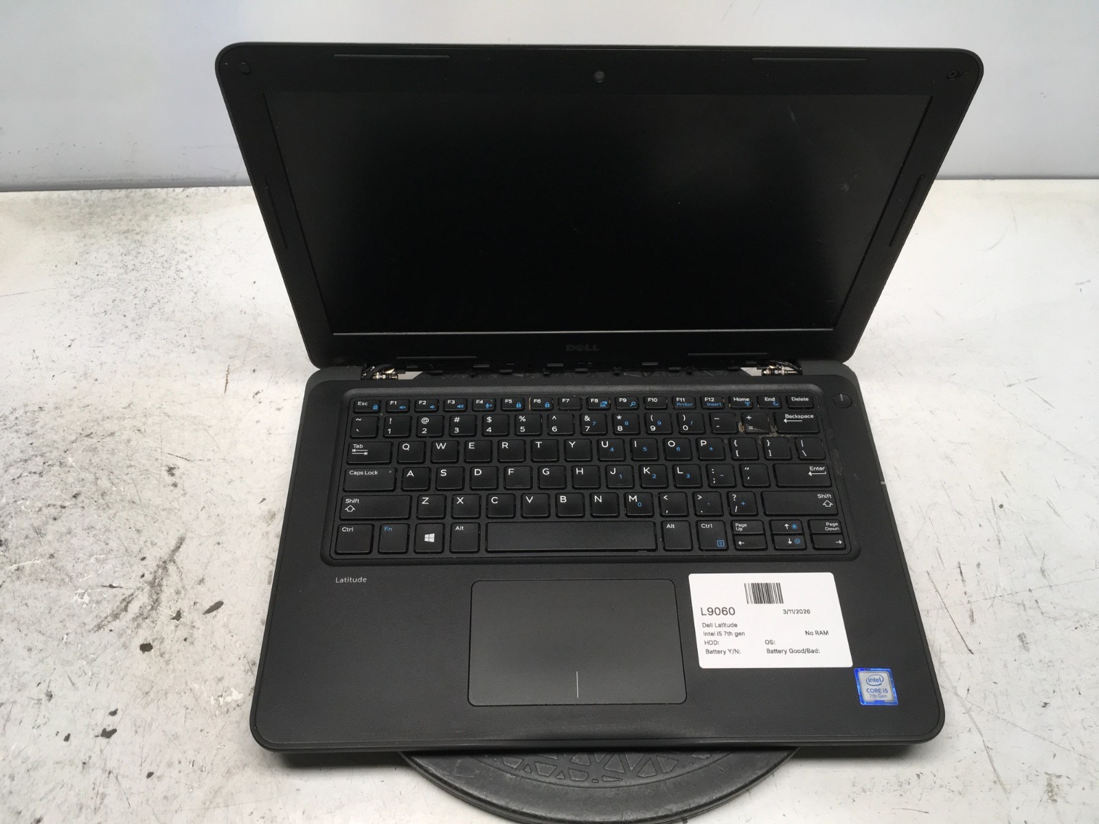 Dell Latitude 3380 Intel i5 7th Gen No RAM NO HDD