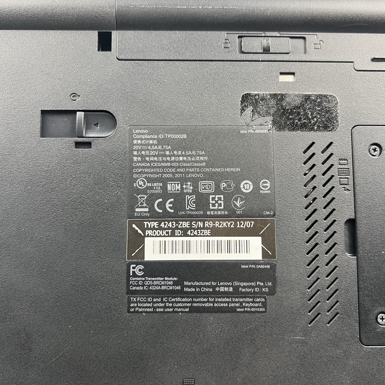 Lenovo ThinkPad T520 Intel i7-2640M 8GB 320GB HDD Win 10 w/ Charger|ELP78, READ