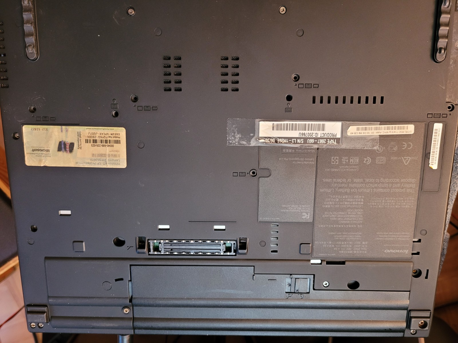 Lenovo IBM ThinkPad T60 Vintage 256 RAM 40gHDD 14 inch Parts NON Start