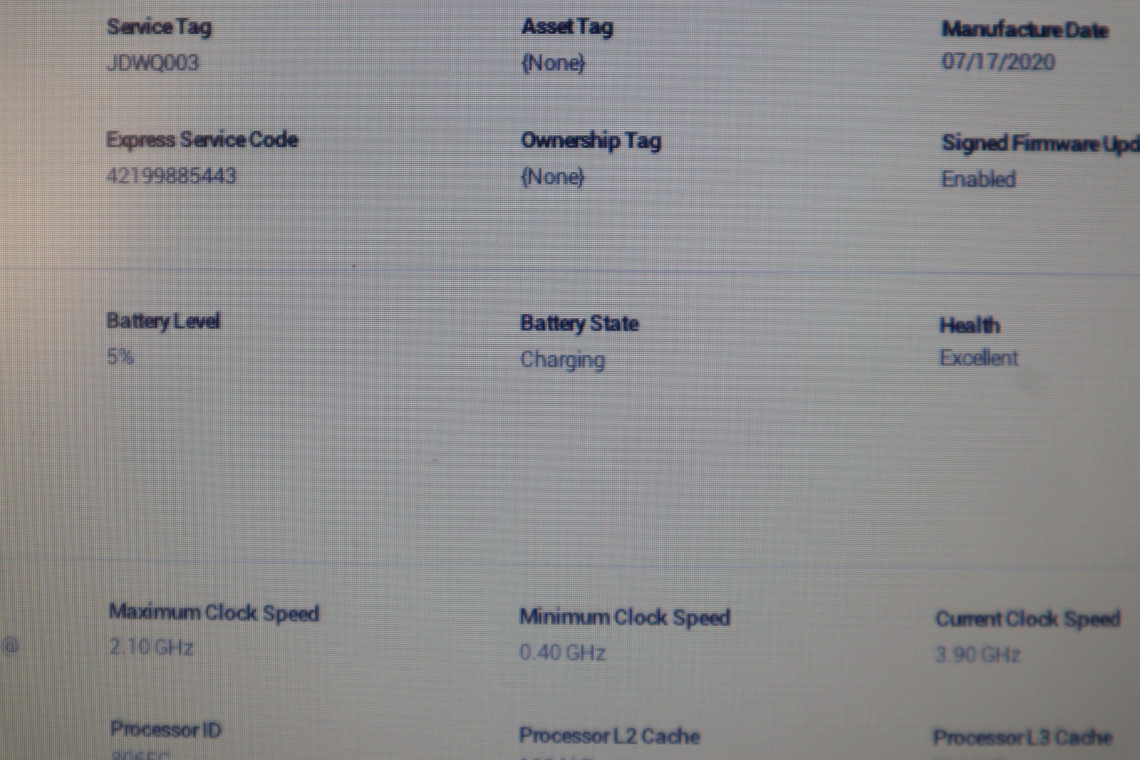Dell Latitude 3510 Laptop 10th Gen i5 8GB RAM 256GB SSD Win 11 Pro