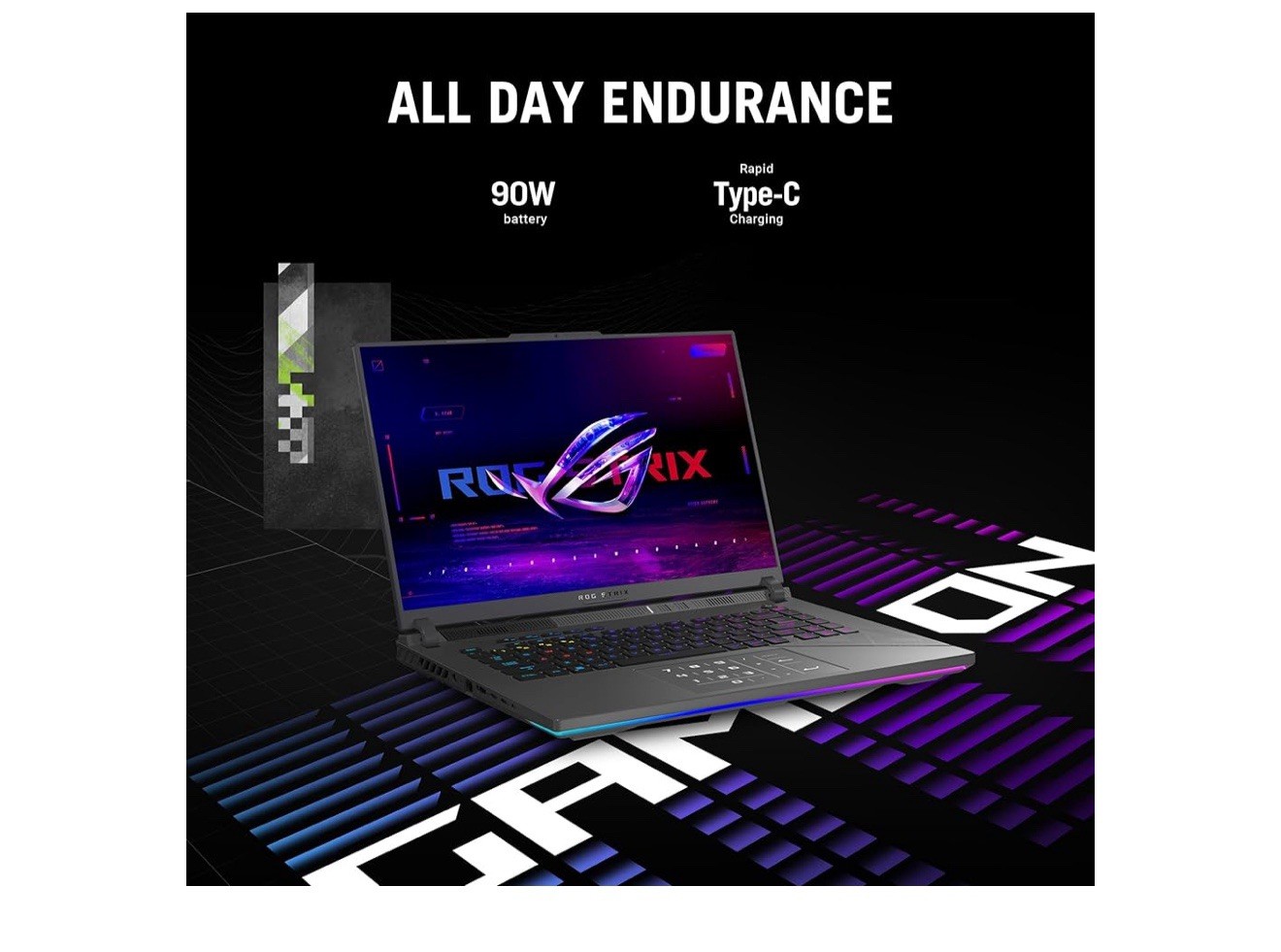 ASUS ROG Strix G16 16” QHD i9-14900HX 1TB SSD 32GB DDR5 RTX 4070 – Eclipse Gray