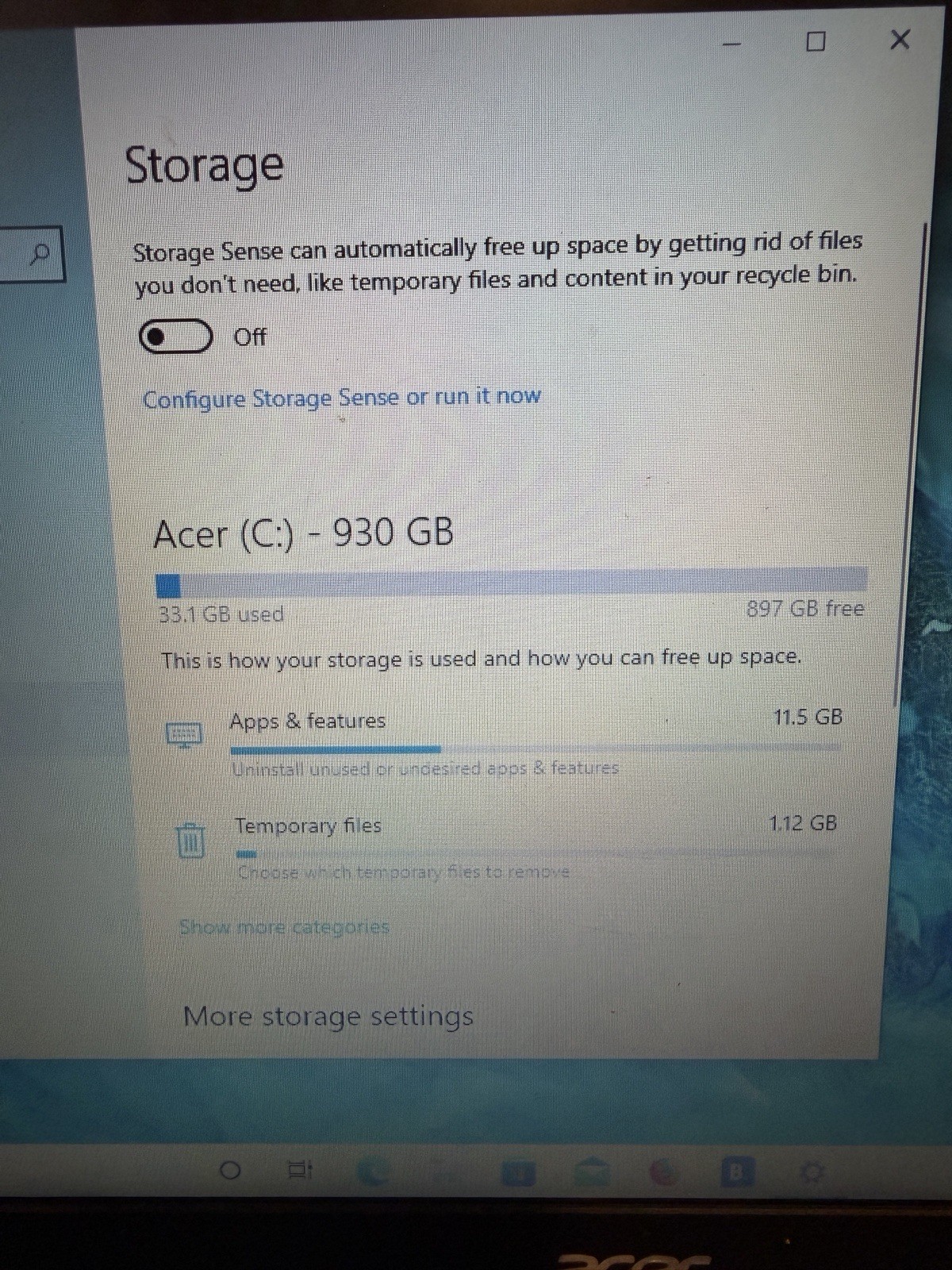 Acer Aspire 3 A315 Laptop-FEV8L32F A9-9420e Radeon R5 2C+33G 1.80GHz Ram 12, 1TB