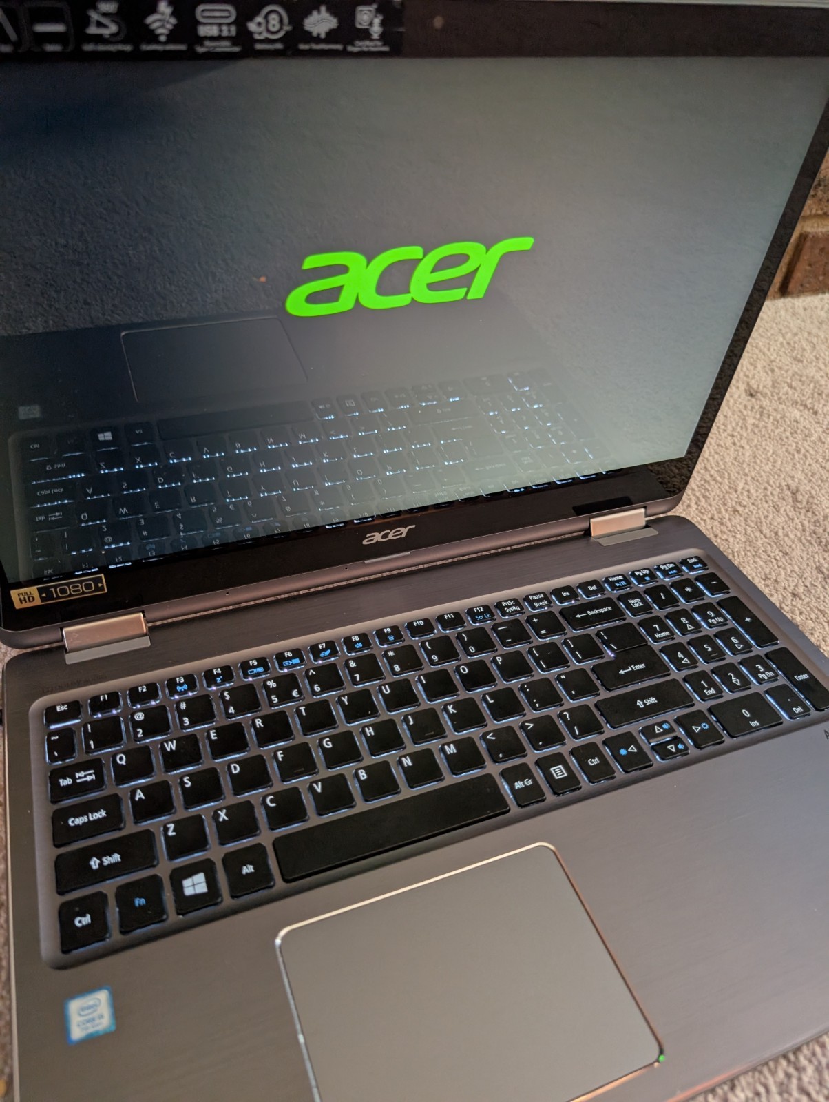 Acer Aspire R 15 Flip Laptop See Description