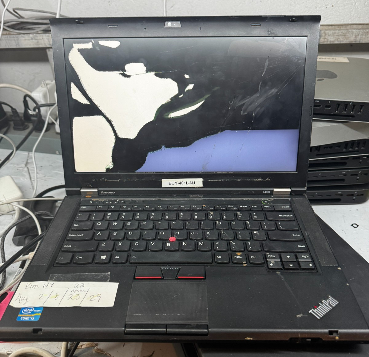 LENOVO THINKPAD T430 INTEL CORE i5 Laptop for Parts/Repair #6072