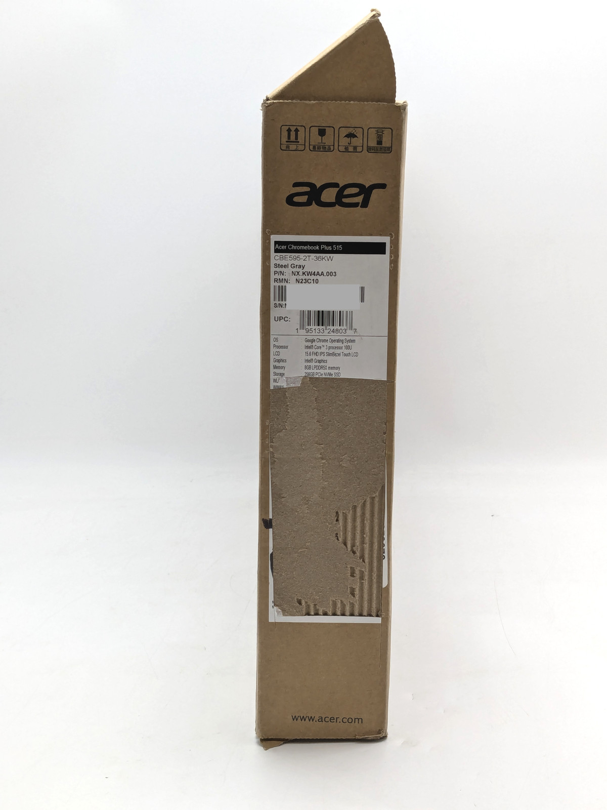 Acer Chromebook Plus 515 15.6″ Intel Core 3 100U 8GB DDR5 256GB SSD Chrome OS