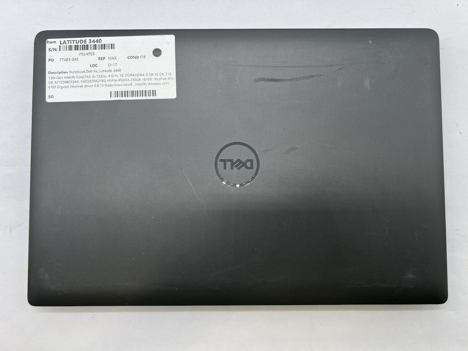 Dell Latitude 3440, Core i5 13th Gen, 4.5GHz, 24GB RAM, 256GB NVMe-No OS/Charger