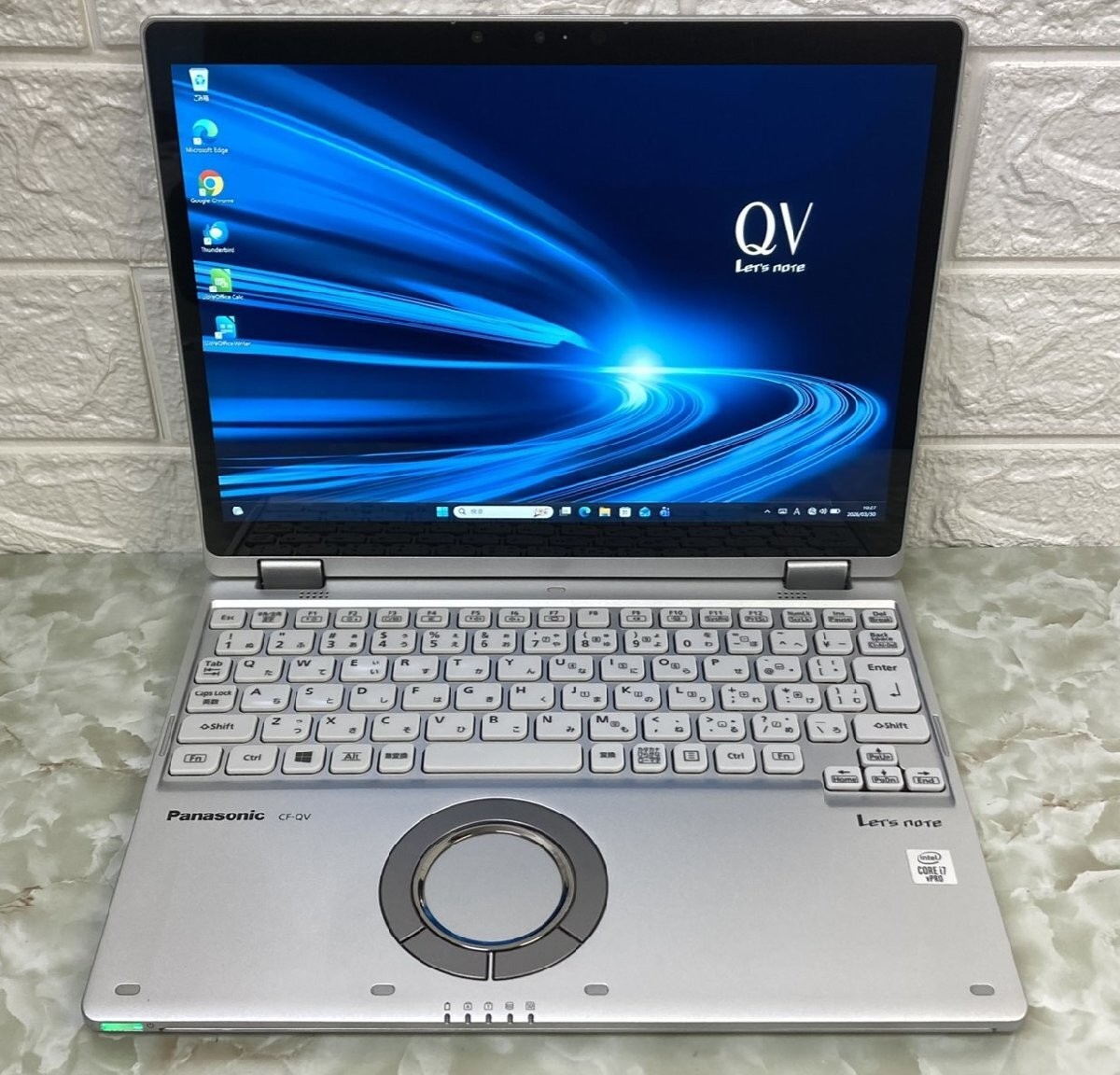 Panasonic Let’s note QV9 Core i7 16GB 512GB SSD 12″ Touch Win11 AC Japan