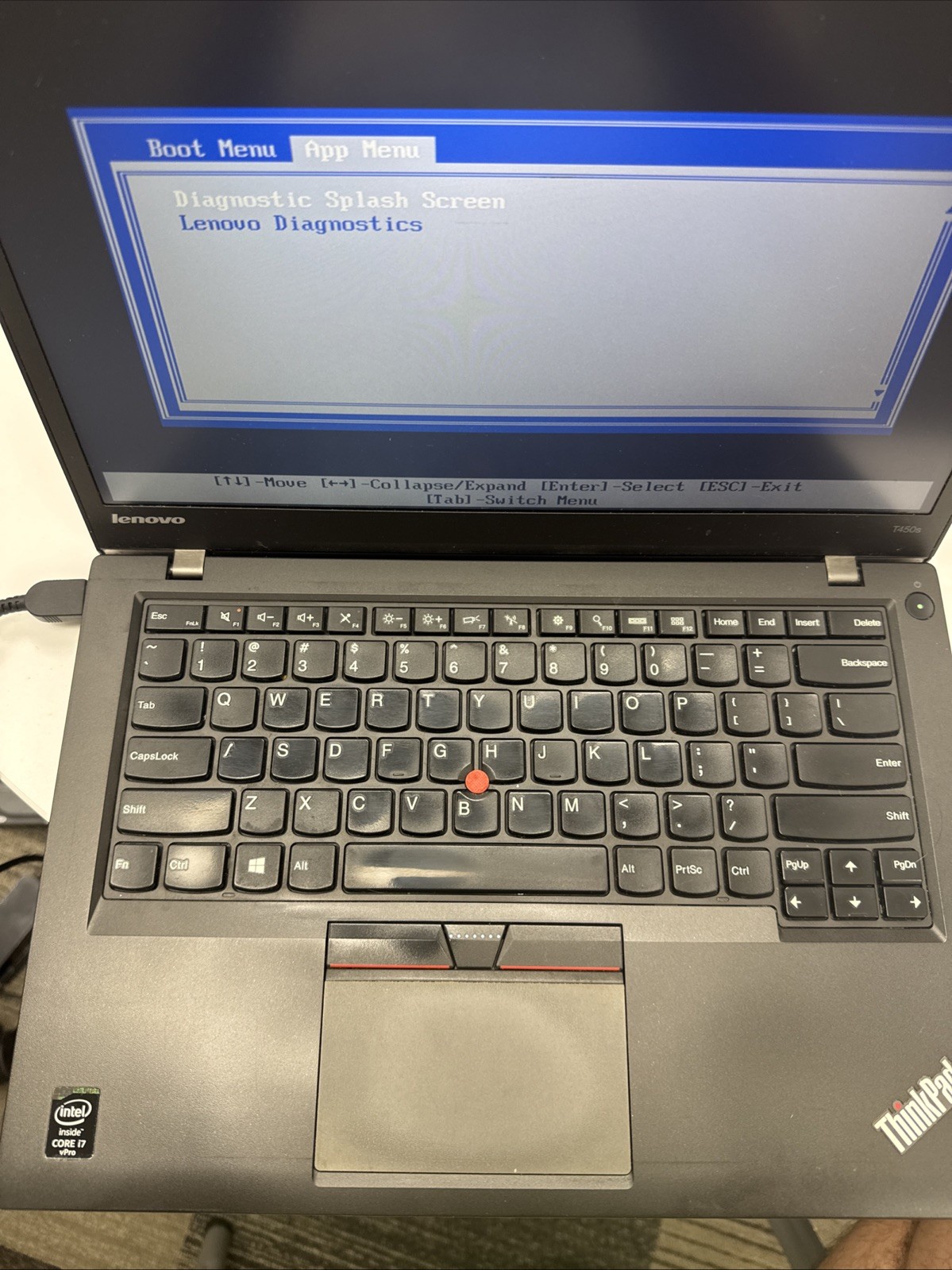 lenovo thinkpad t450s i7 (boots to bios) No SSD