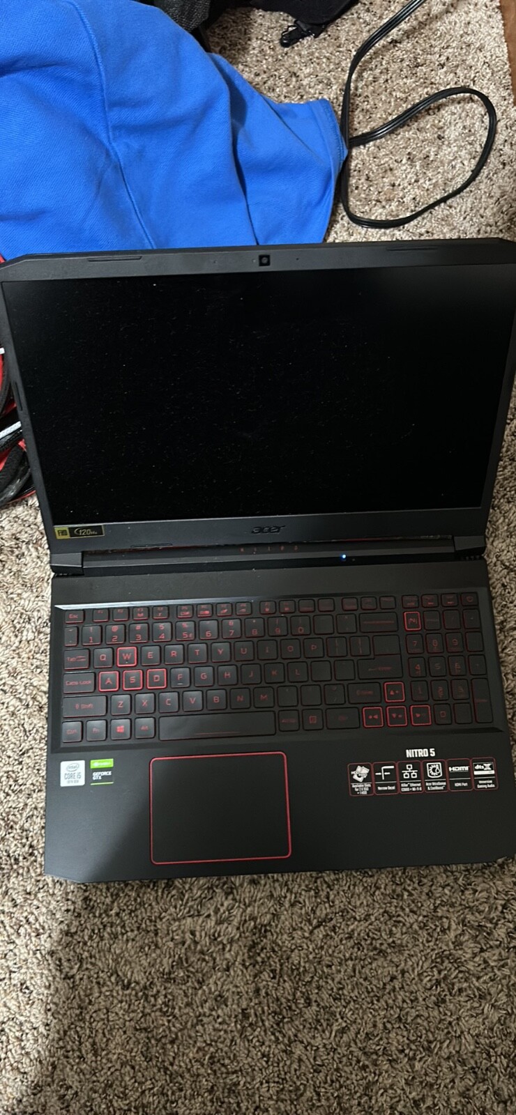 Acer Nitro 5 15.6” (512GB SSD, Intel Core i5-11400H, 2.7GHz, 16GB RAM,…