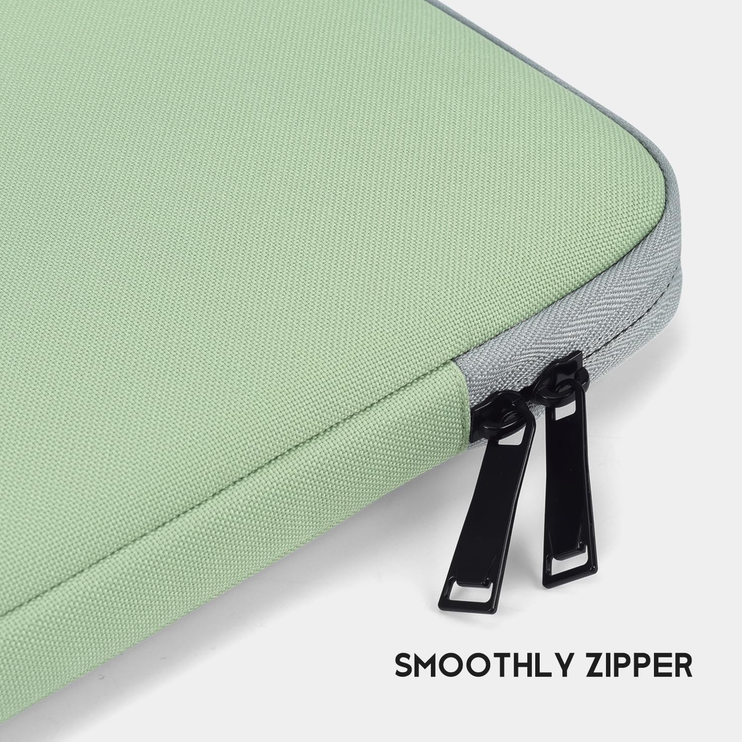 Padded Travel Case for 17 17.3 inch Laptop, Water-Resistant Sleeve – Mint Green