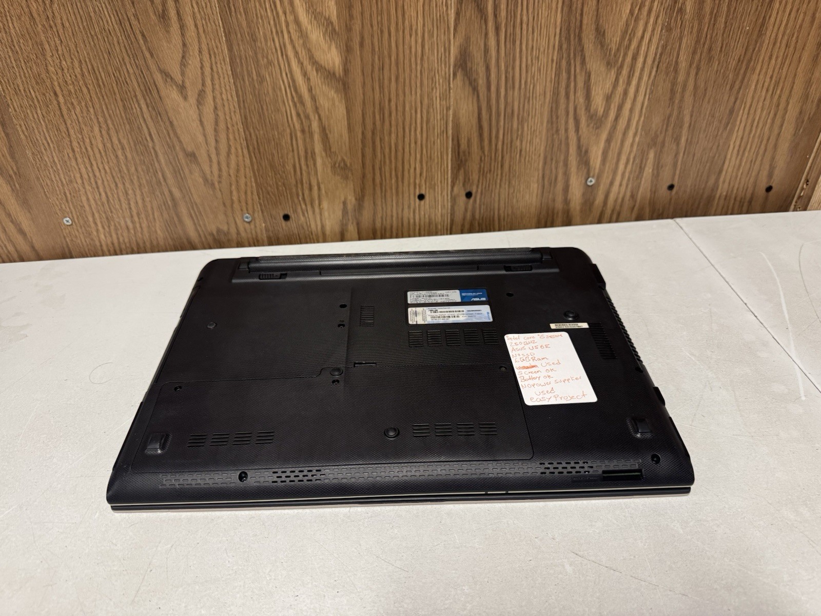 ASUS U56E Laptop i5-2450M 6GB RAM No HDD No Charger For Parts Repair