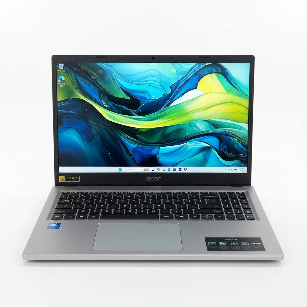 Dell Aspire Go 15 Laptop – Intel Core TM 3 N355, 8GB RAM, 128GB SSD, w/ Charger