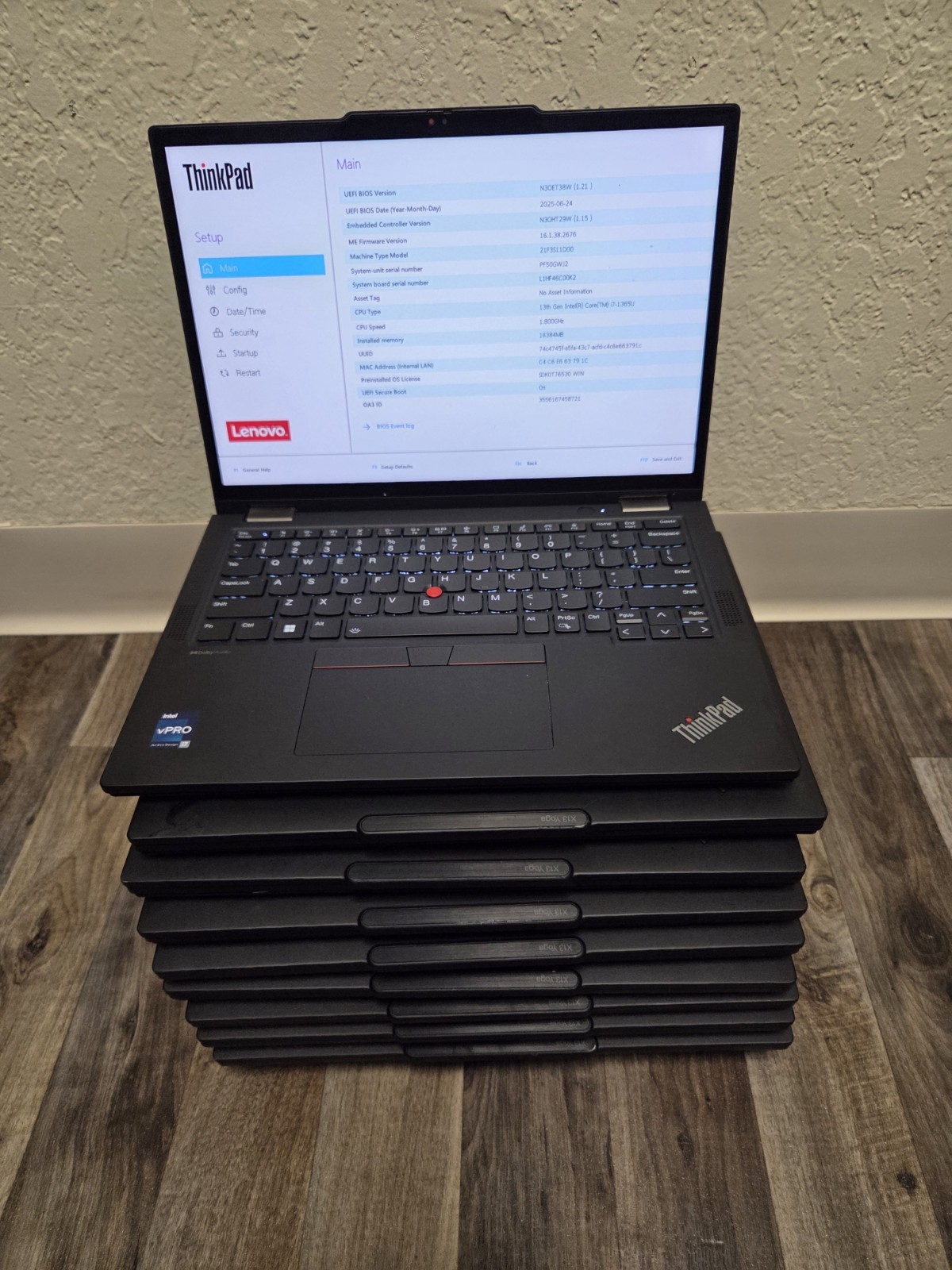 Lenovo ThinkPad X13 Gen 4 Laptop 16GB Ram No SSD On It