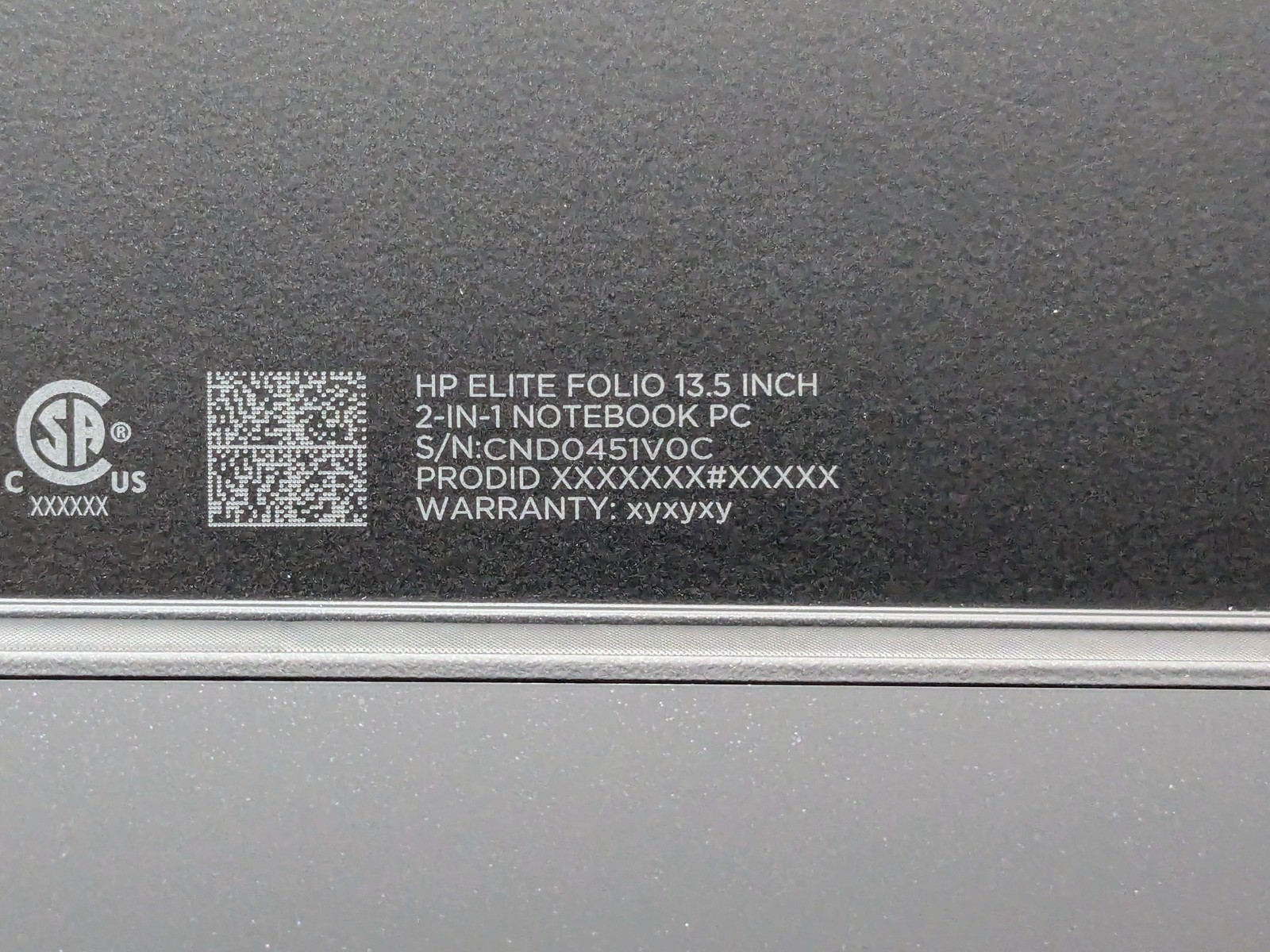 HP Elite Folio 13″ FHD Touch SNAPDRAGON 8CX 2 8GB Motherboard Palmrest *READ*