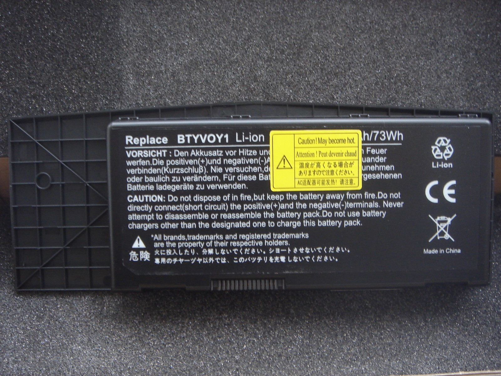 Battery BTYVOY1 for Alienware M17x R3 7XC9N C0C5M 318-0397 NEW