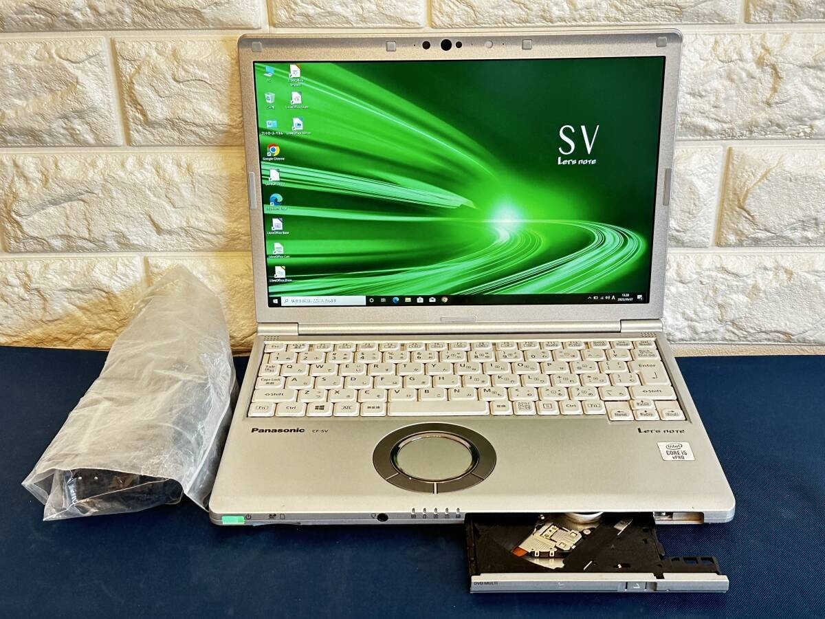 Panasonic Let’s note CF SV9 Core i5-10310U RAM 8GB SSD 256GB Win 11 Pro DVD