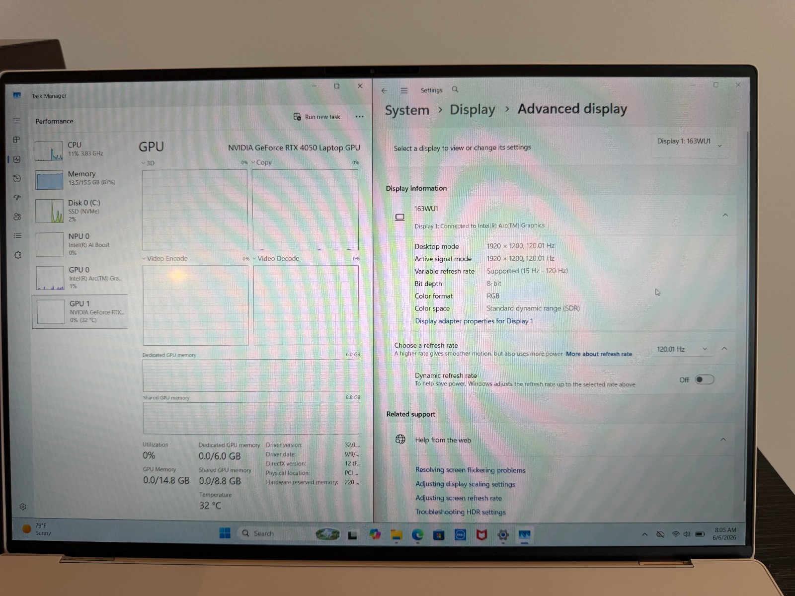Dell XPS 16 9640 FHD+ 120Hz (Core Ultra 7 155H, 16GB/1TB SSD, RTX 4050) #10