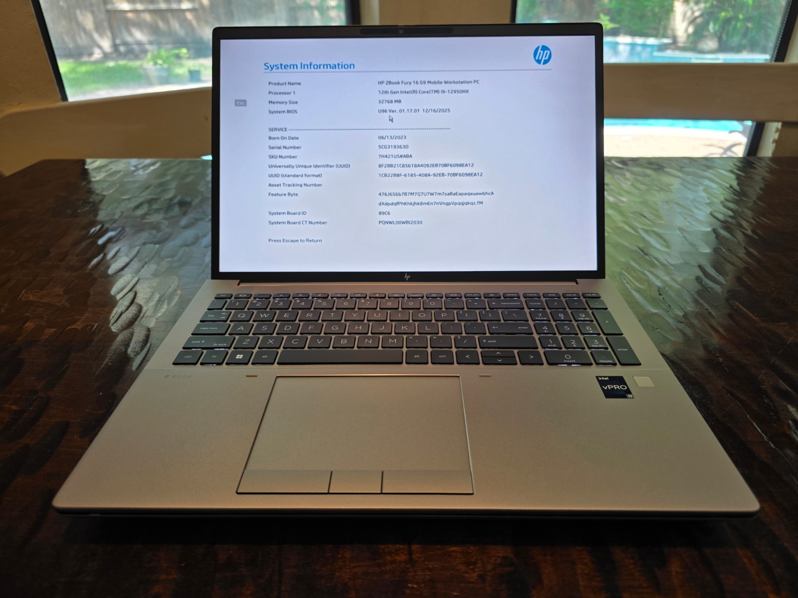 HP ZBook Fury 16 G9 – 16″ FHD+, i9 12950HX, RTX A4500 16GB, 32GB RAM, 1TB SSD