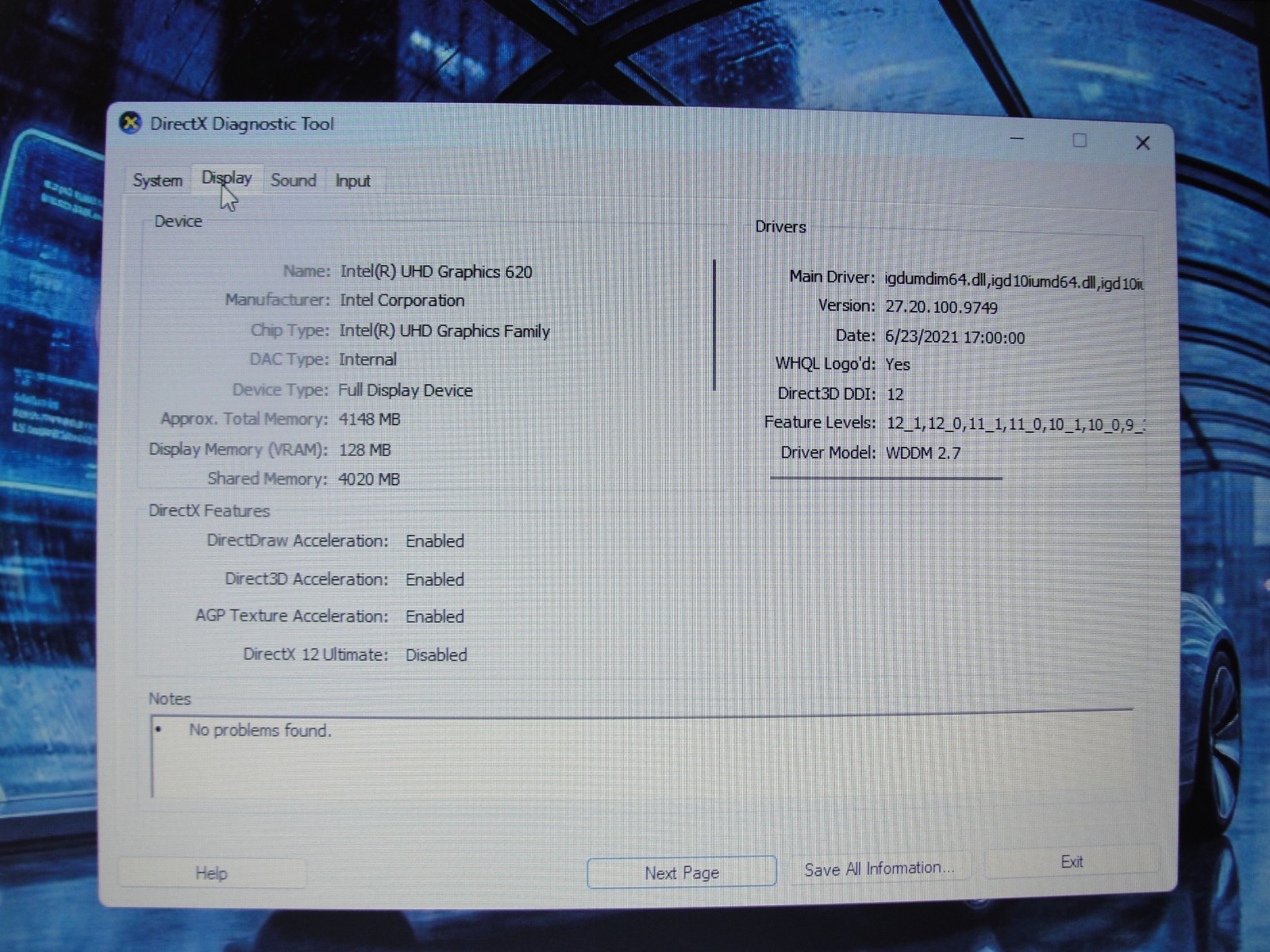 Lenovo ThinkPad E590 15.6″HD Intel Core i3-8145U 2.1GHz 8GB RAM 1TB HDD+P/A