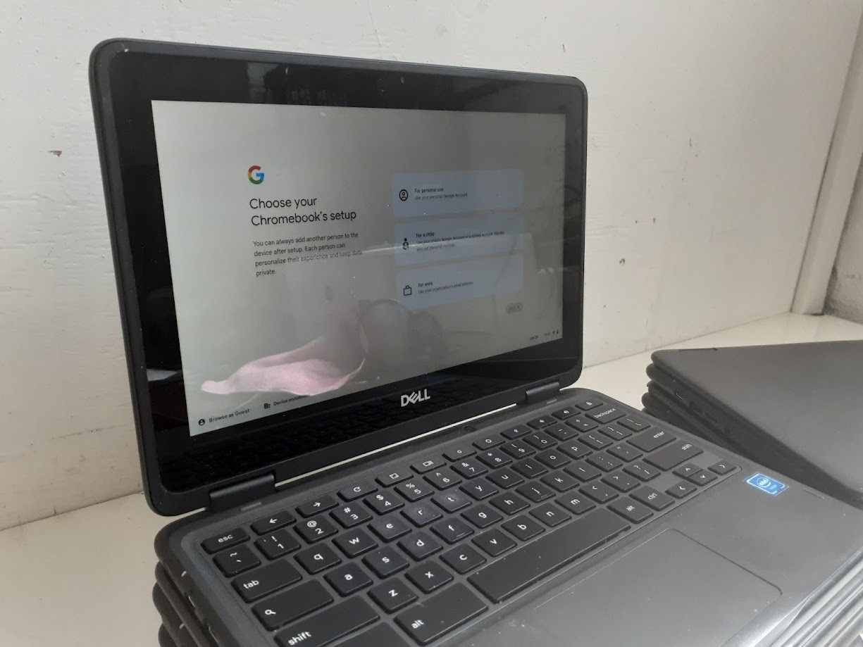 Lot of 10 Dell 3100 Chromebook 2in1 11″ Touchscreen 4GB RAM 32GB eMMC -Fair