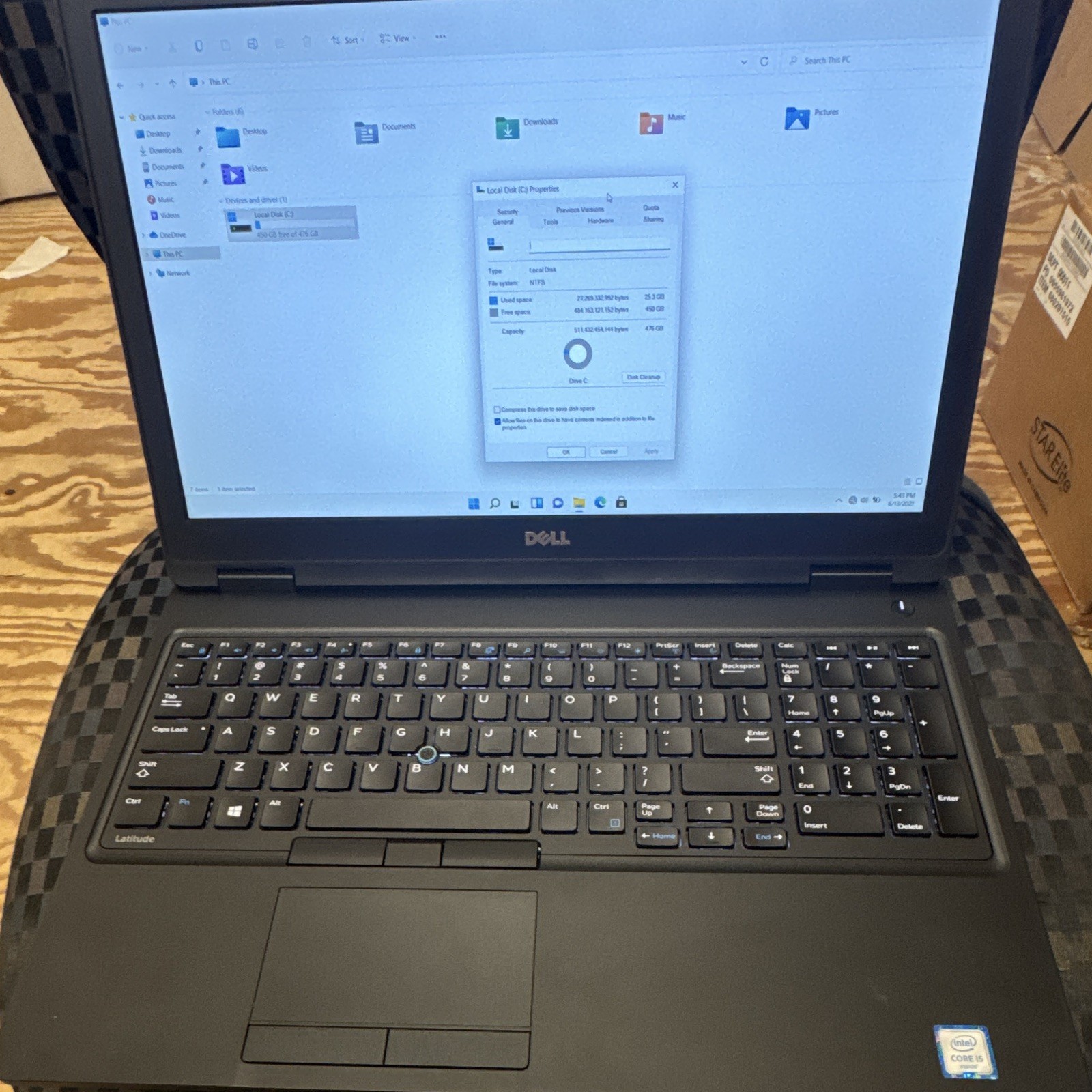 Dell Latitude 5580 15.6″ i5-6440HQ 16GB 256GB SSD Win 11 Pro Black