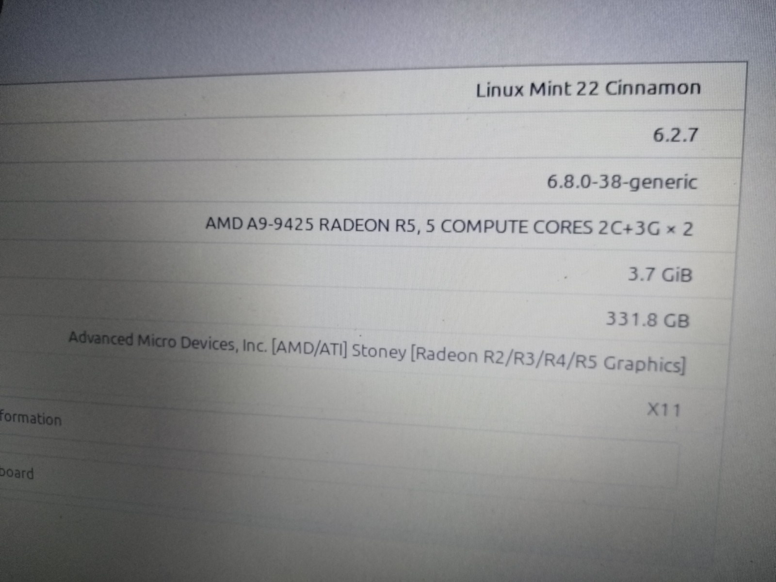 HP Pavilion 15-db0031nr 15.6″ AMD A9-9425 4GB 330GB Hd