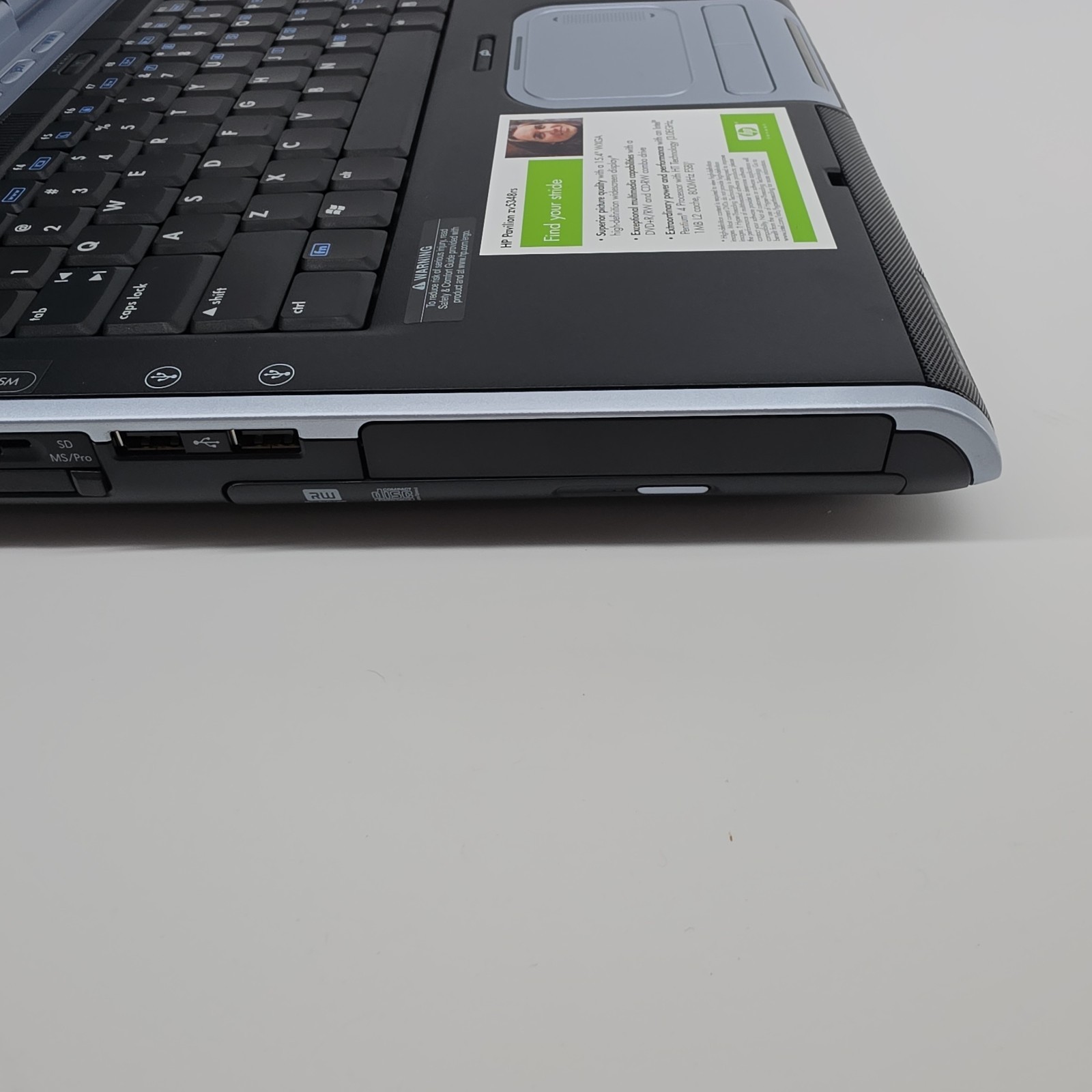 HP Pavillion ZV5000 Intel 4 Pentium Used No Power Cord REPAIR OR PARTS ONLY