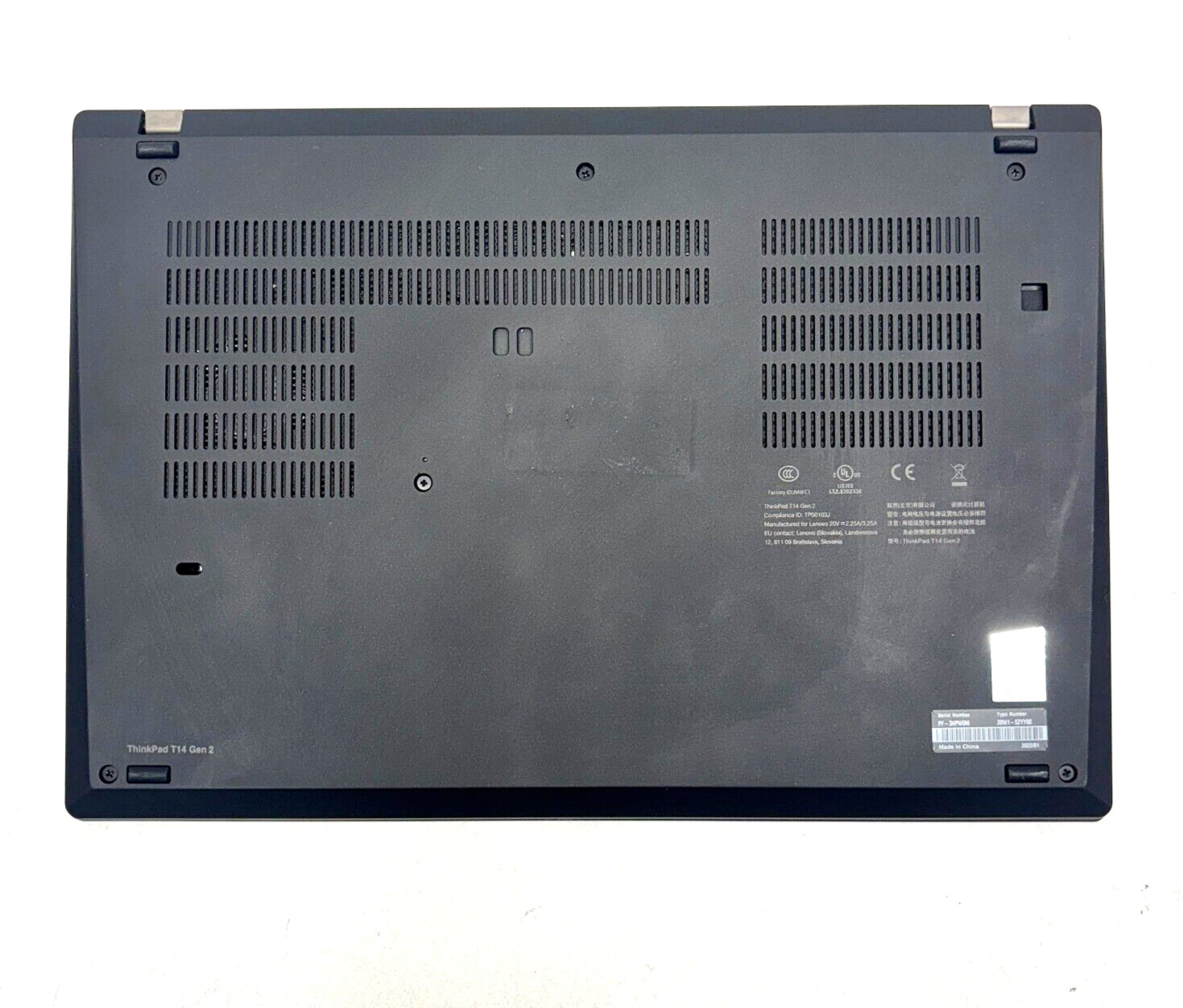 Lenovo Thinkpad T14 Gen 2 (14″) Core i5-1145G7, 8GB RAM, 256GB NVMe *GOOD*