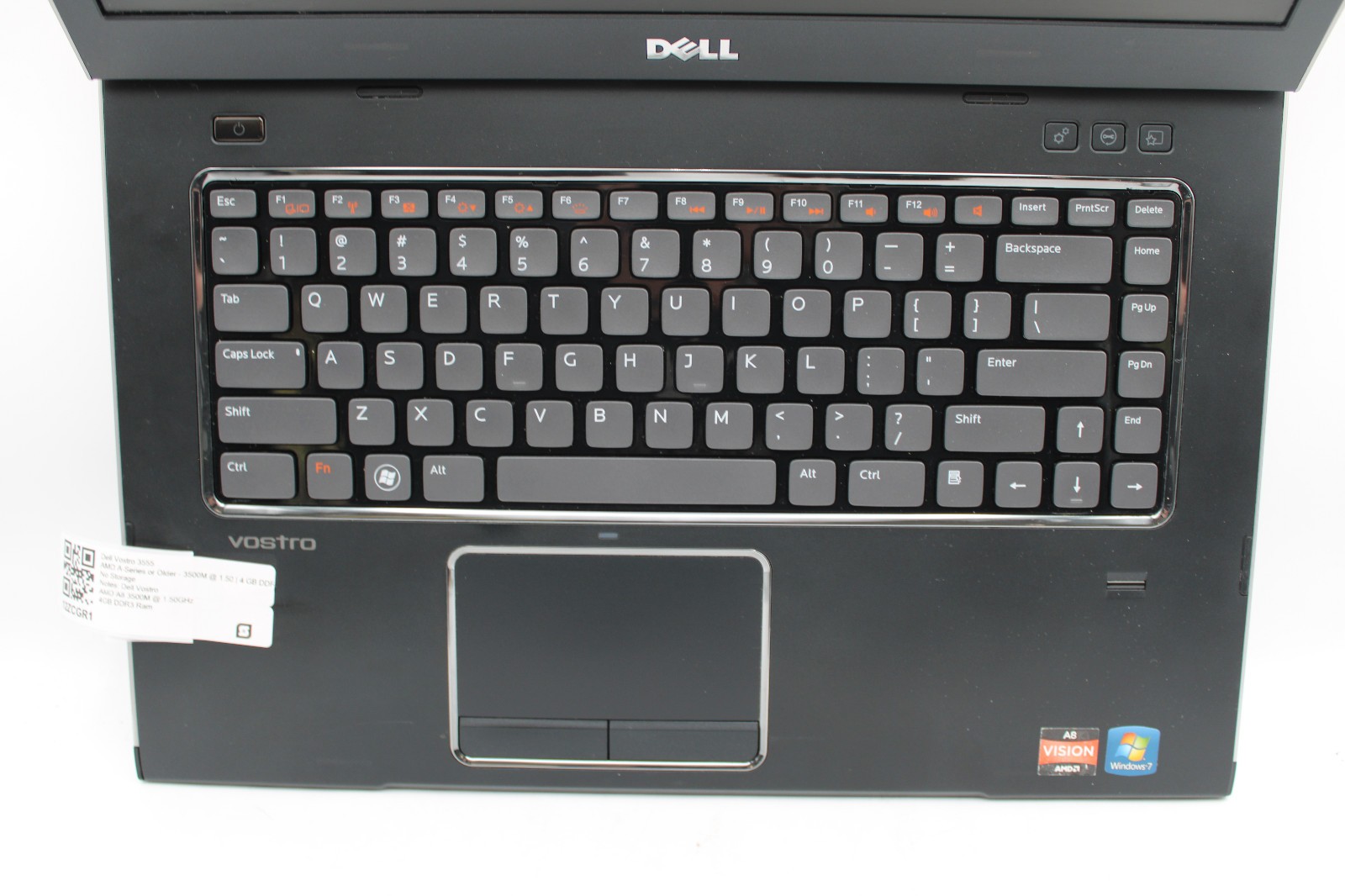 Dell Vostro 3555 _ AMD A8-3500M @ 1.5 _ 4GB RAM _ Radeon HD _ No SSD / OS