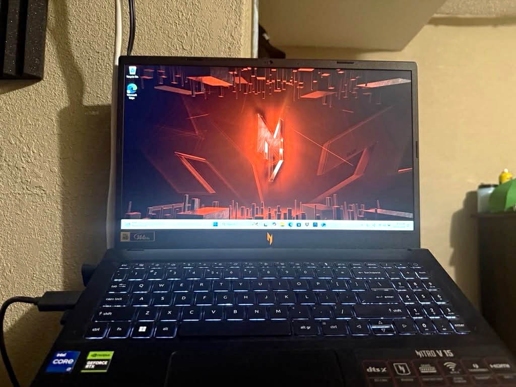 Acer Nitro V15 Gaming Laptop,core i7, RTX4060