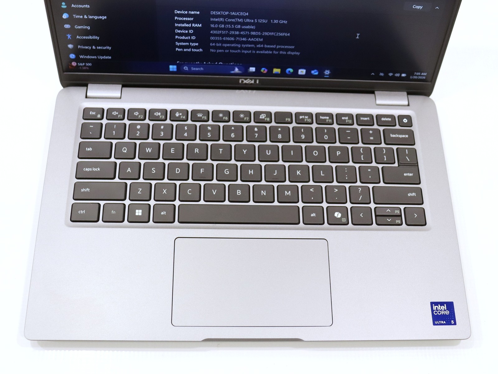Dell Latitude 5450 14″ Ultra 5 125U 16GB 512GB NVMe Windows 11 Pro