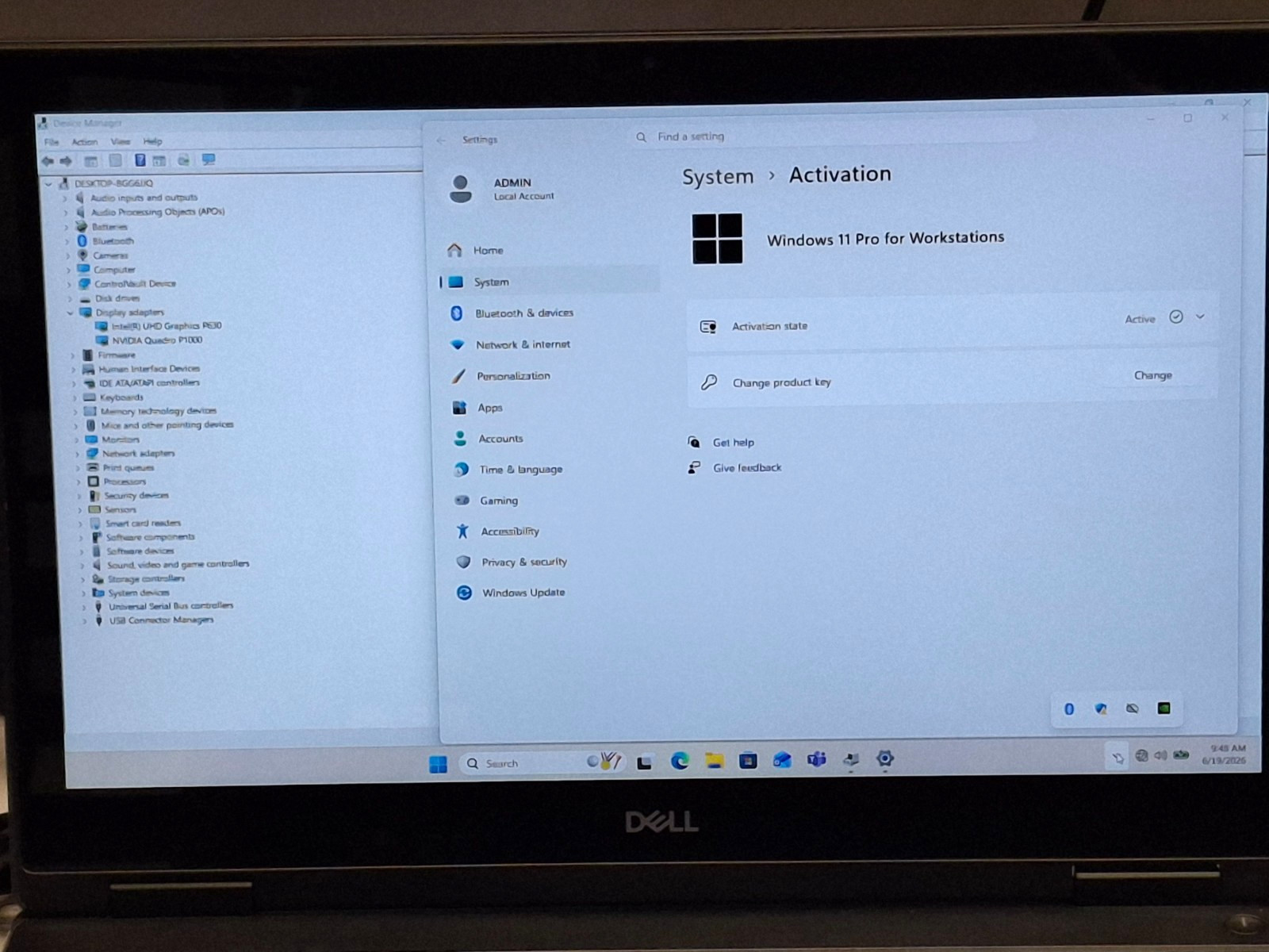Dell Precision 7530 XEON E-2176M 2.70GHz Webcam 32GB 256GB SSD NVMe Wifi W11P