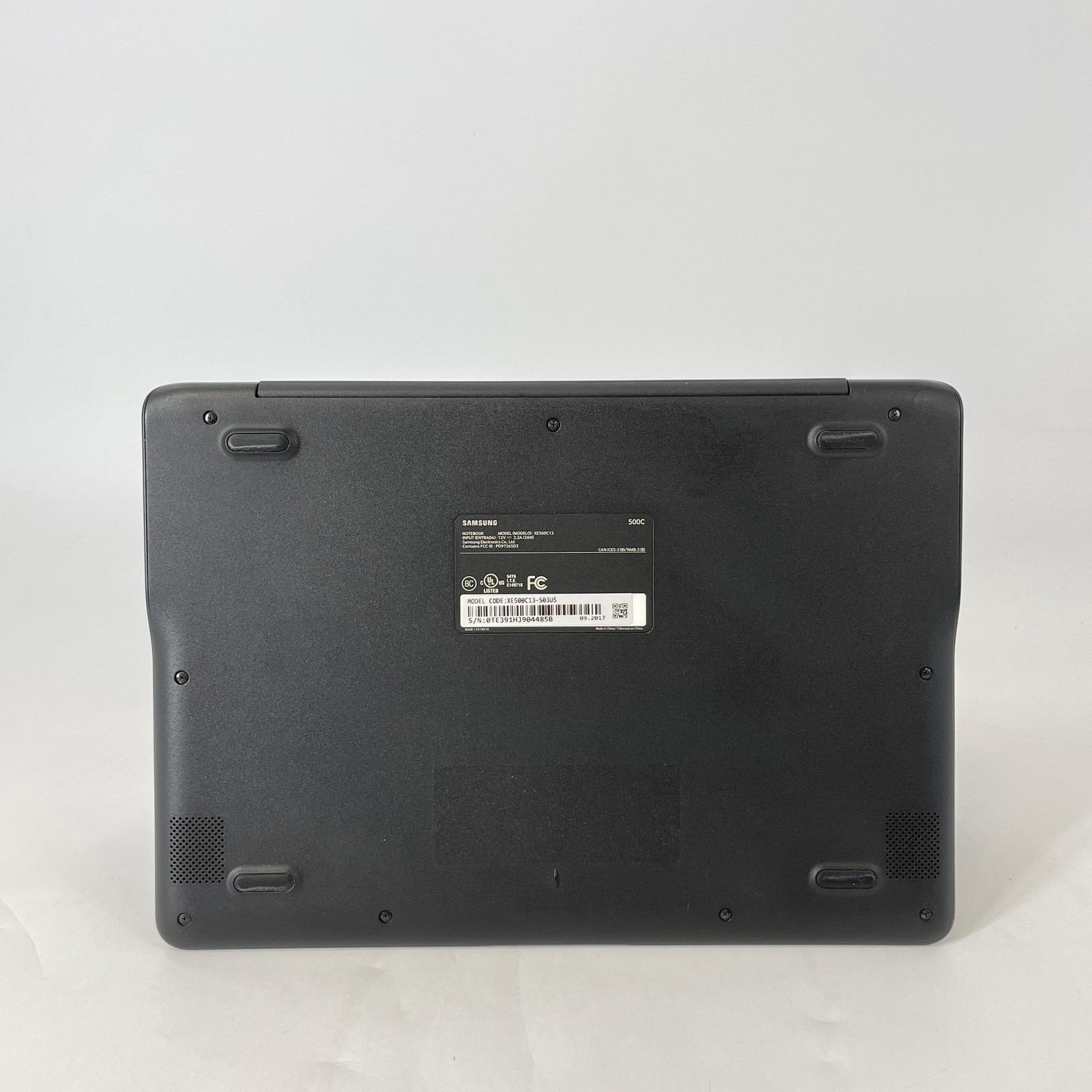 Samsung Chromebook 3 XE500C13 11.6 HD+ 1.6 GHz Celeron 2GB 16GB eMMC Good