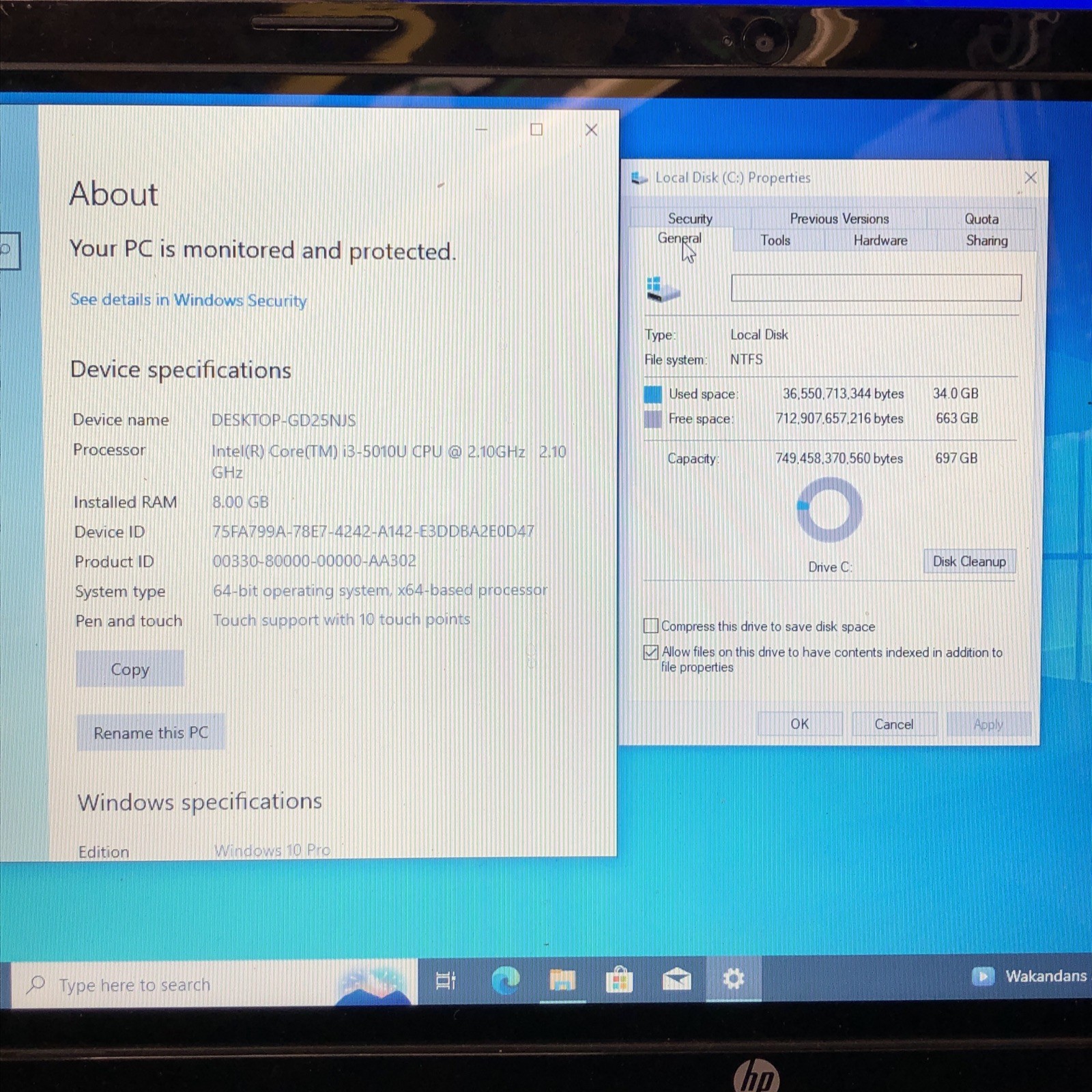 HP Notebook RTL8723BE 8Gb 750Gb HDD *read*
