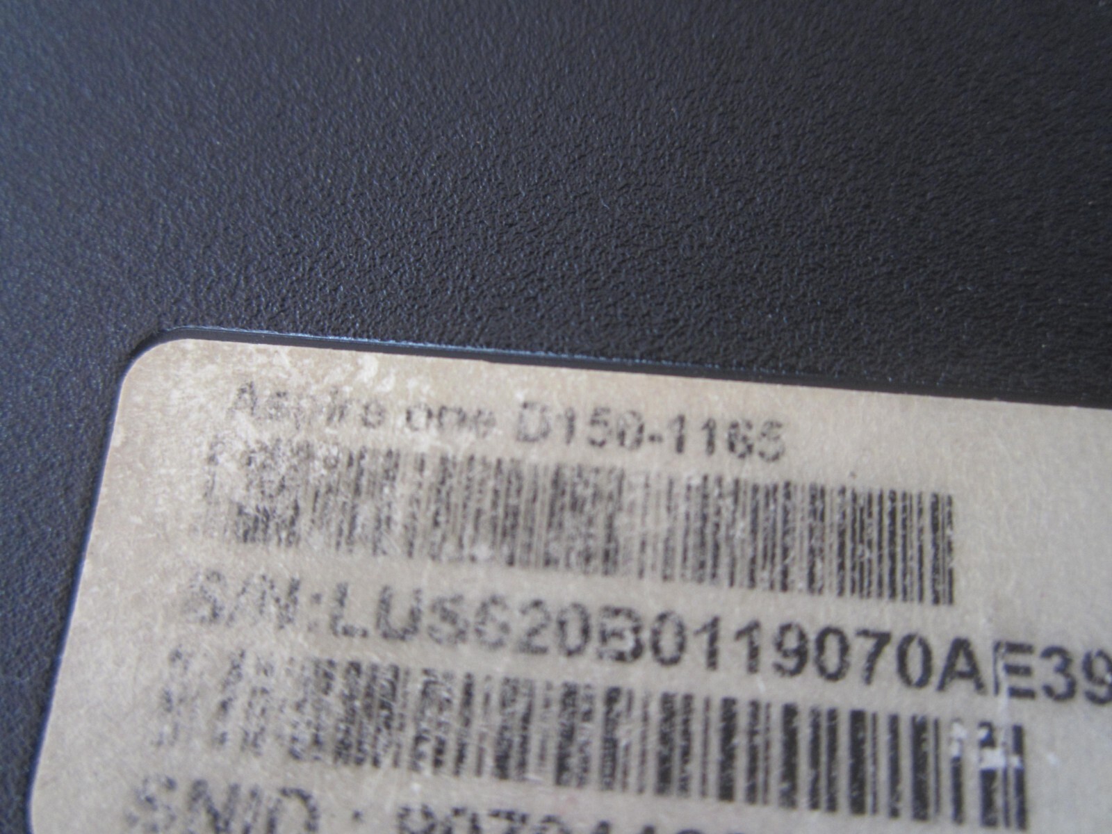 BLUE Acer Aspire One D150-1165 Laptop 1GBRAM 160GBHD GOOD SCREEN NoCORD – WORKS