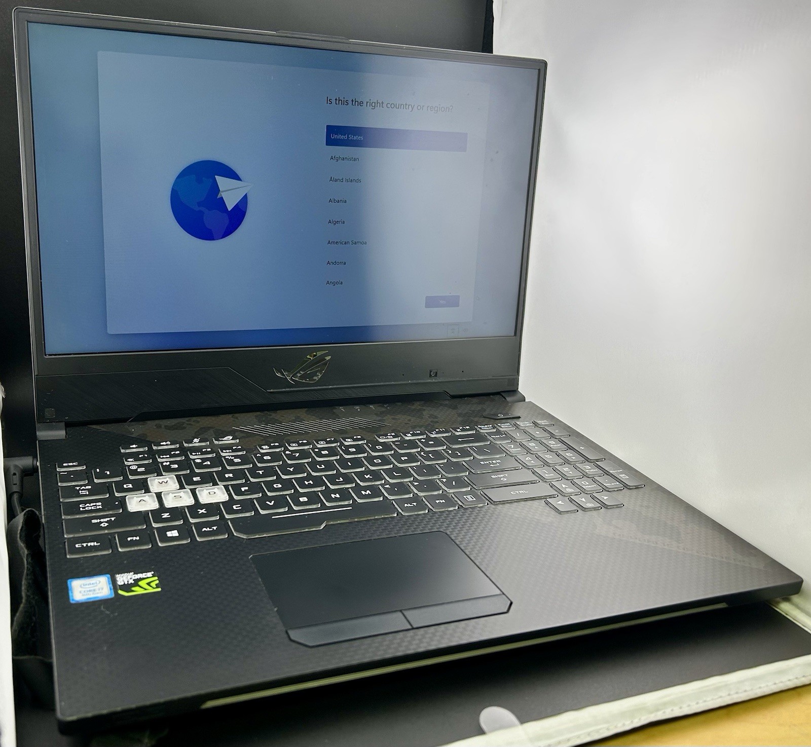 ASUS Gamer Nation GL504G Notebook PC 475GB 32GB RAM i7-8750H 2.20GHz Windows 11