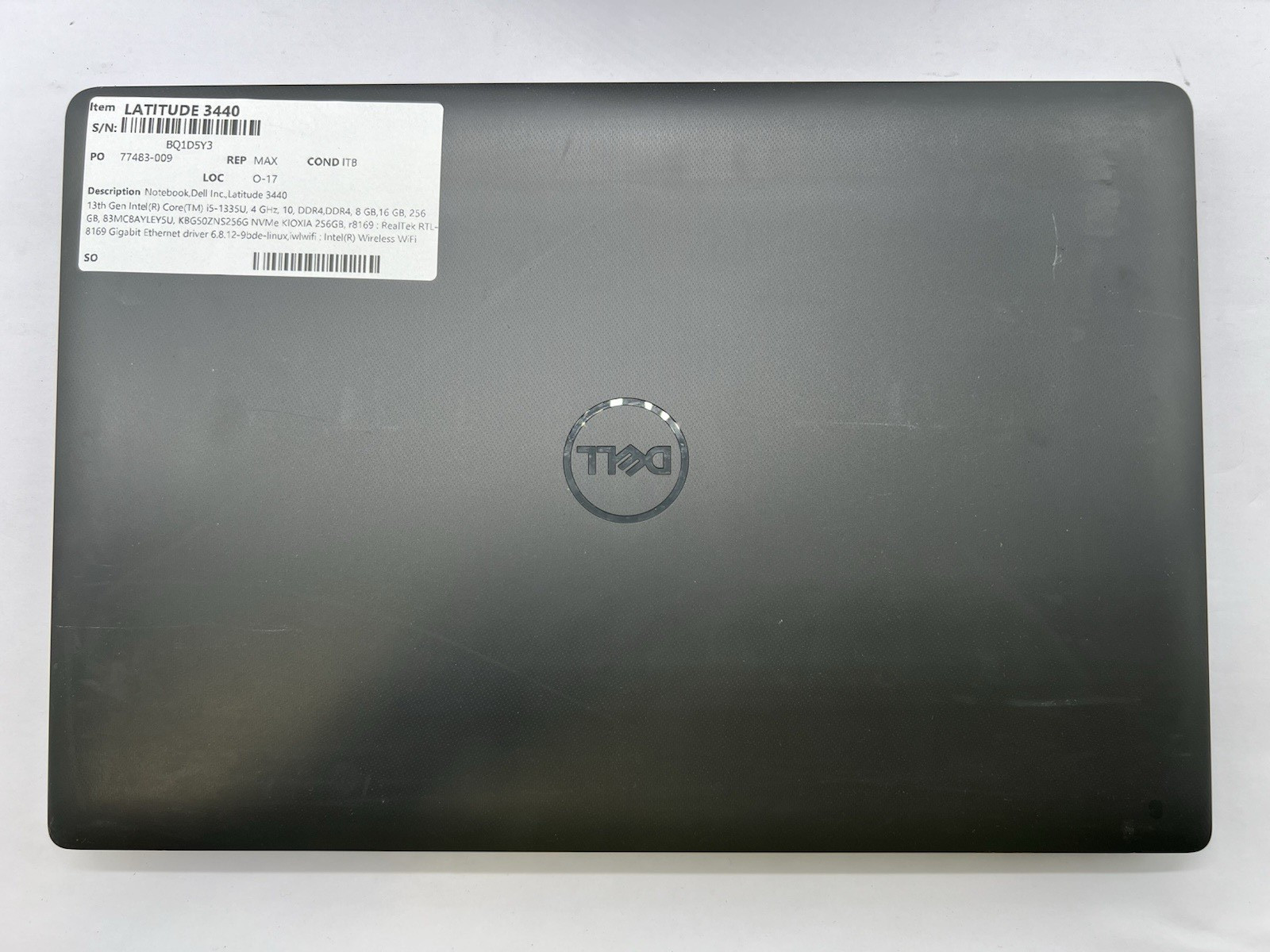 Dell Latitude 3440, Core i5 13th Gen, 4.5GHz, 24GB RAM, 256GB NVMe-No OS/Charger