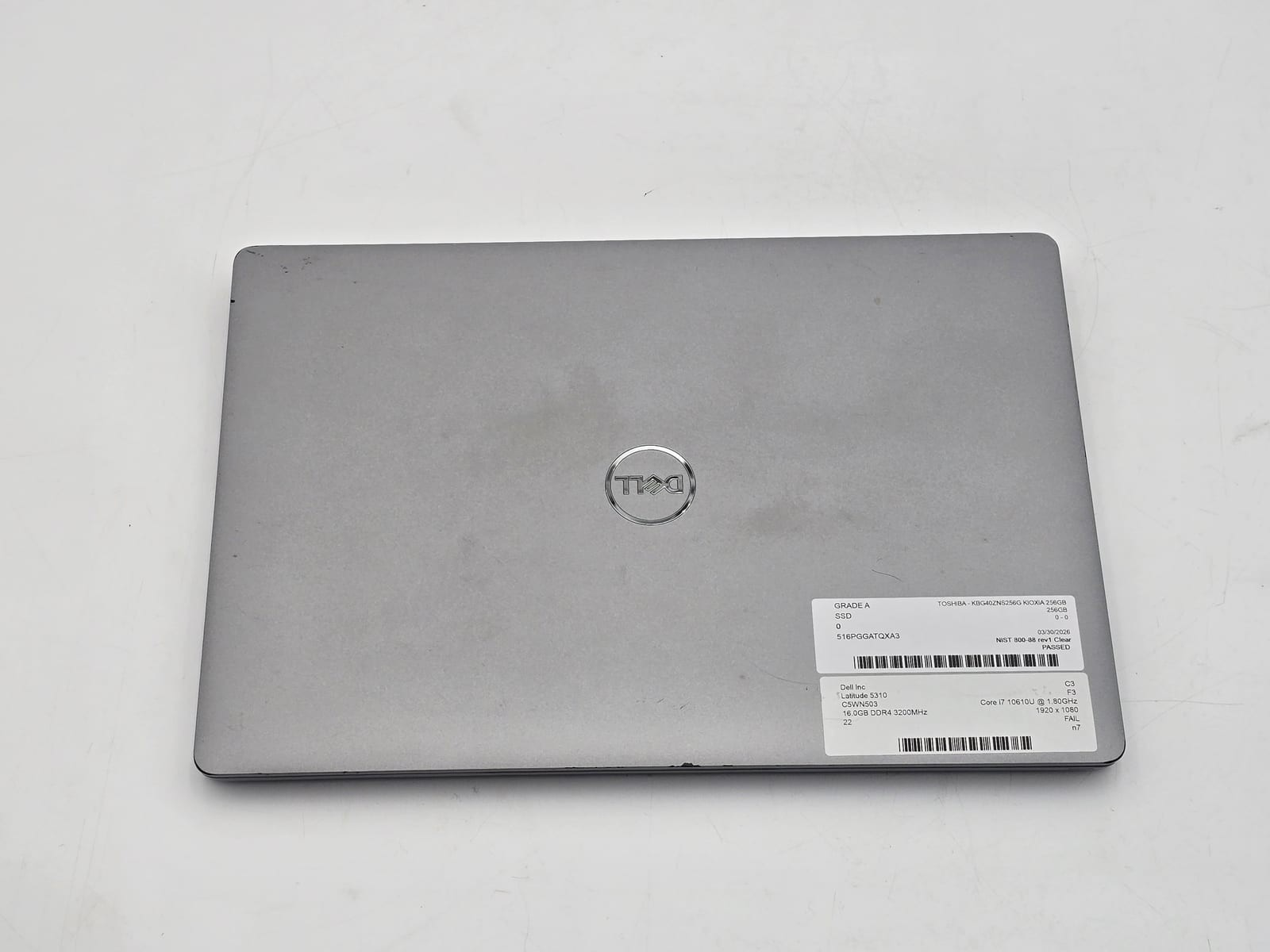 Dell | Latitude 5310 | i7-10610U | 16GB | 256GB NVMe | Win 11 Pro | No Battery