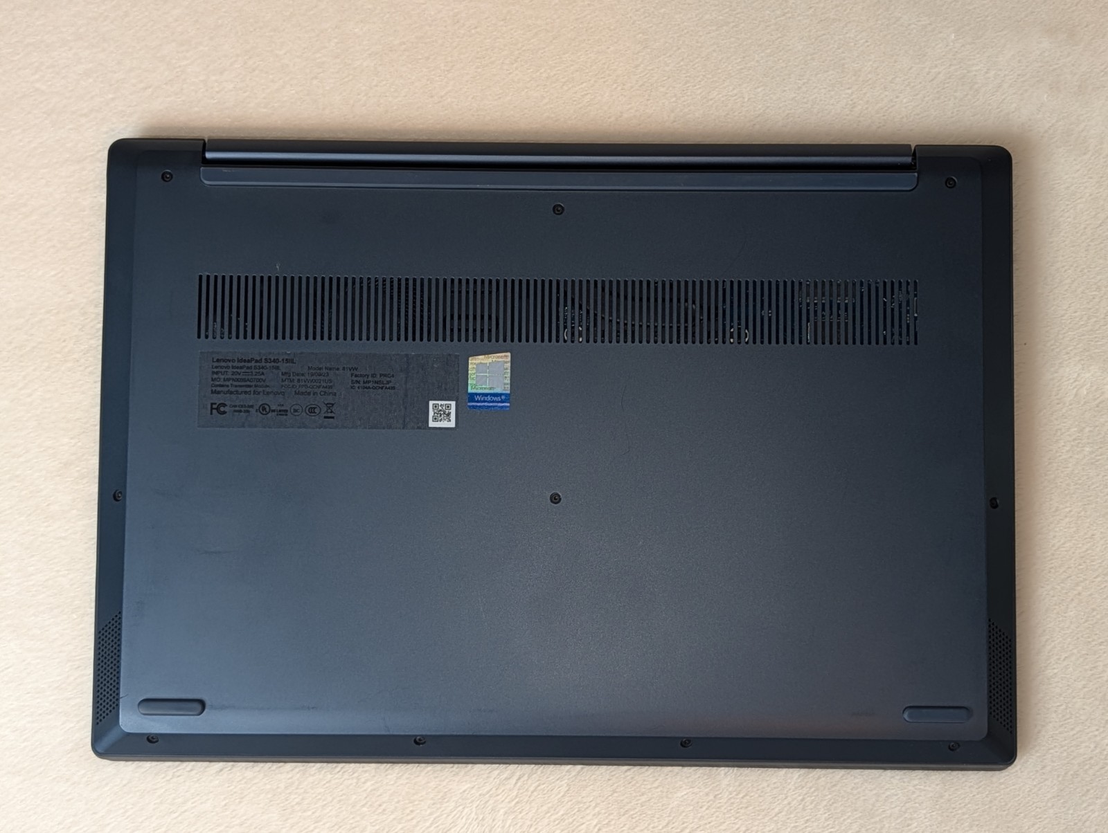 Lenovo Ideapad S340-15IIL 15.6″ i7-1065G7/8GB/256GB SSD/BackLit KeyBoard! Win11