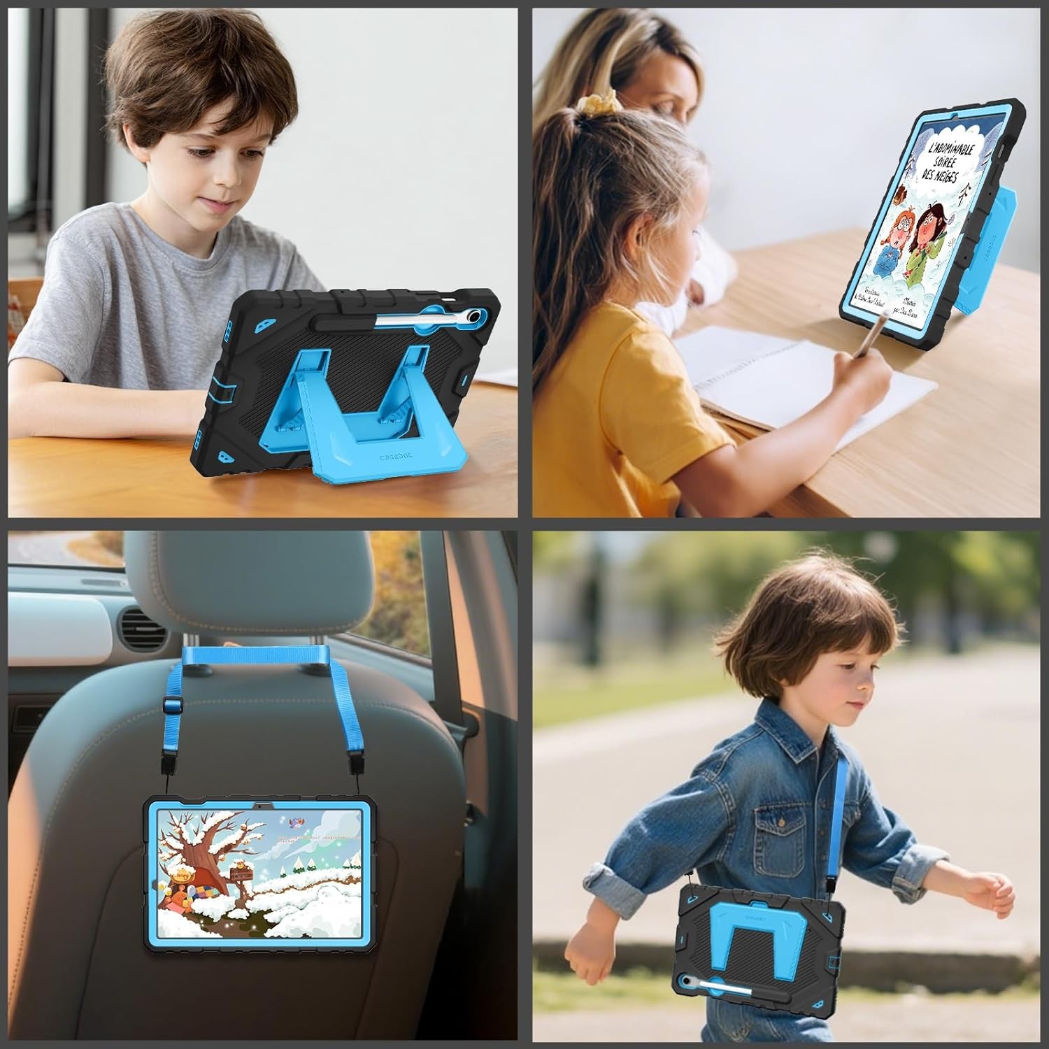 Kids Friendly Case for Samsung Galaxy Tab S10 Lite/S10 FE/S9 FE 10.9 Inch/Tab S9